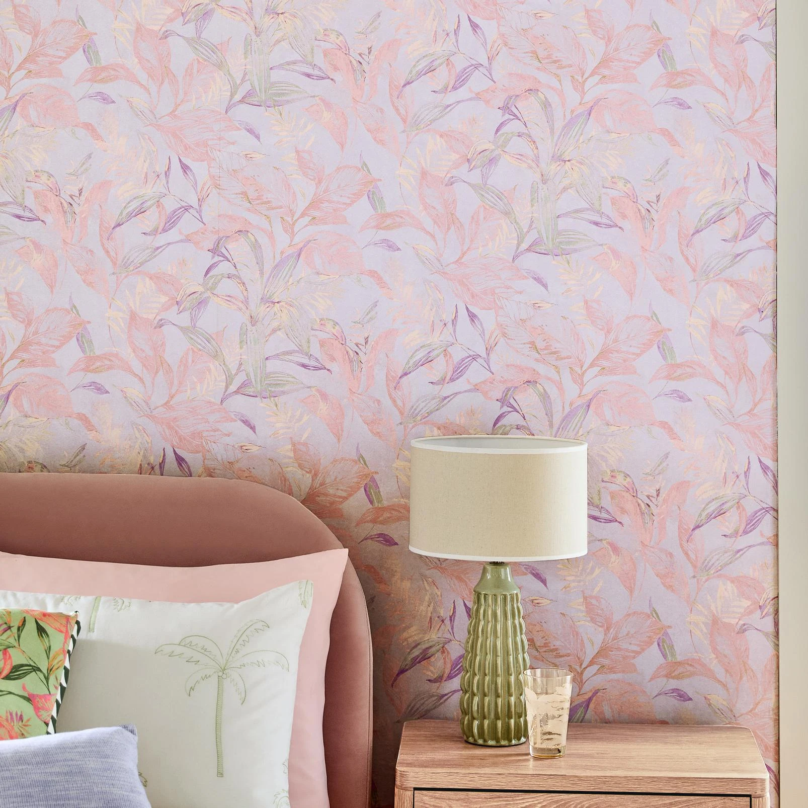 Next Global Garden Palm Lilac Wallpaper - 130087_ROOMSET_GLOBAL GARDEN PALM LILAC_02.jpg