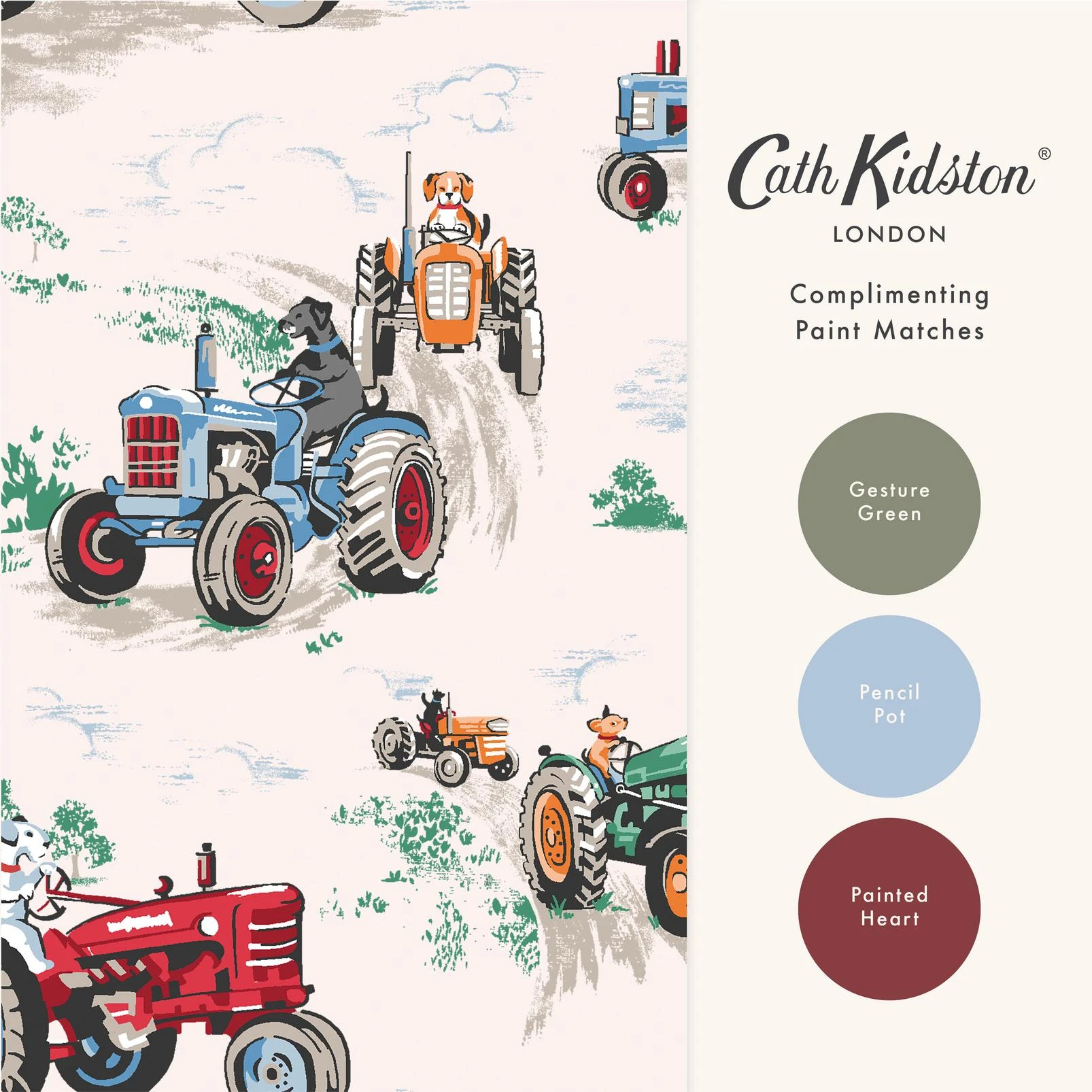 Cath Kidston Tractor Wallpaper - 131426_FLATLAY_TRACTOR MULTI_01.jpg