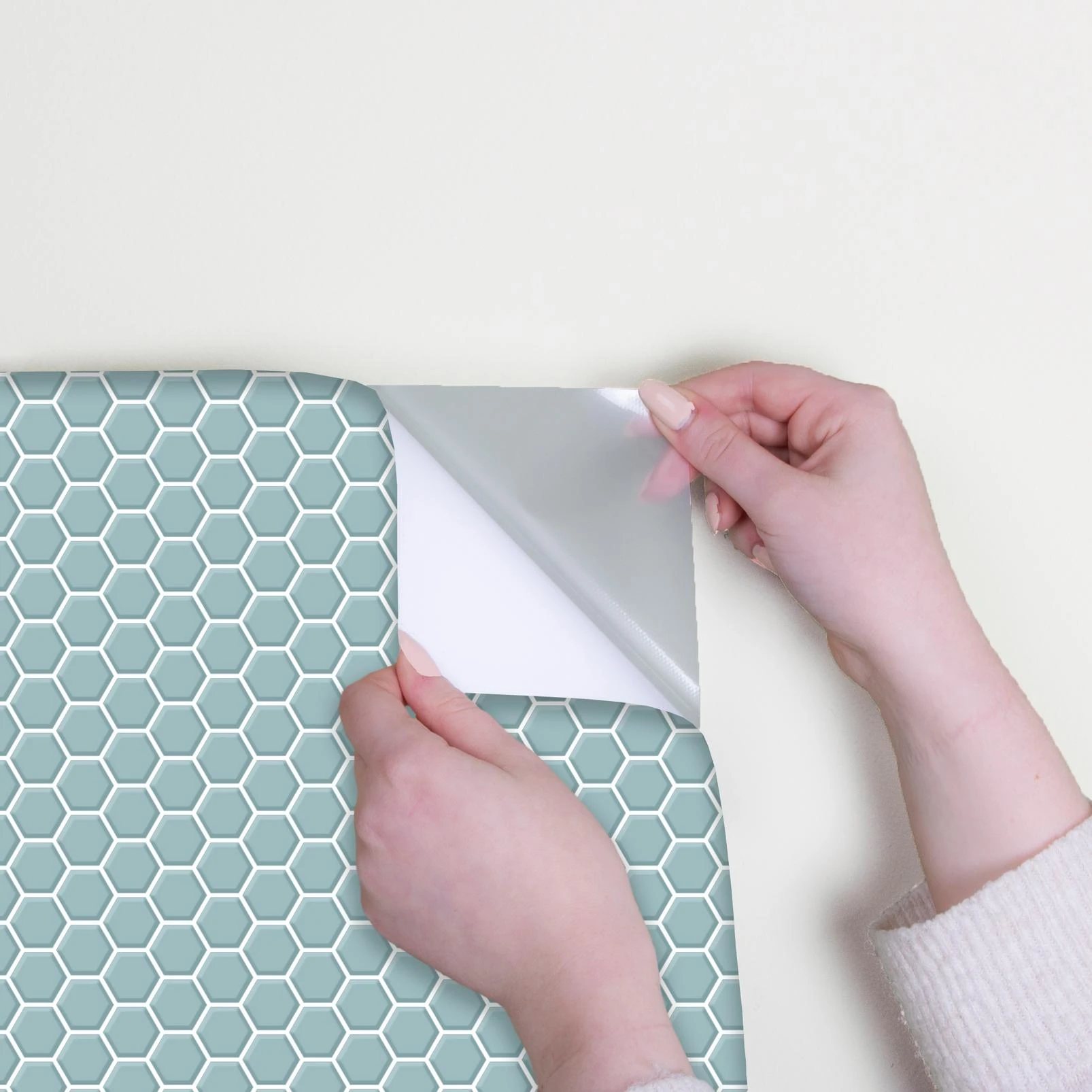 Transform Hexagon Duck Egg Peel and Stick Wallpaper - 121734_DETAIL_01.jpg
