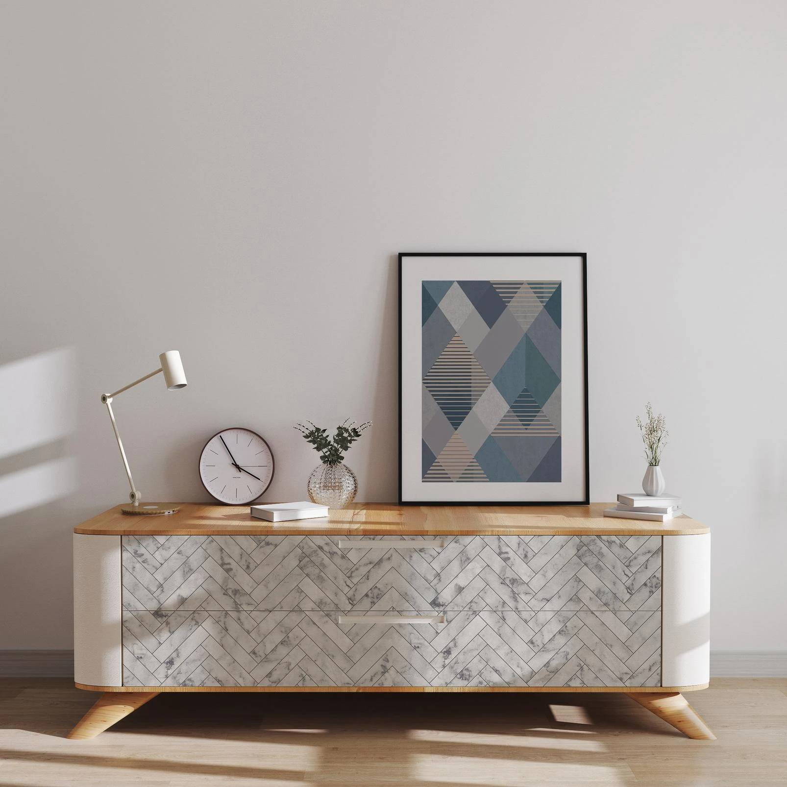 Transform Marble Chevron White Peel and Stick Wallpaper - 121732_ROOMSET_01.jpg