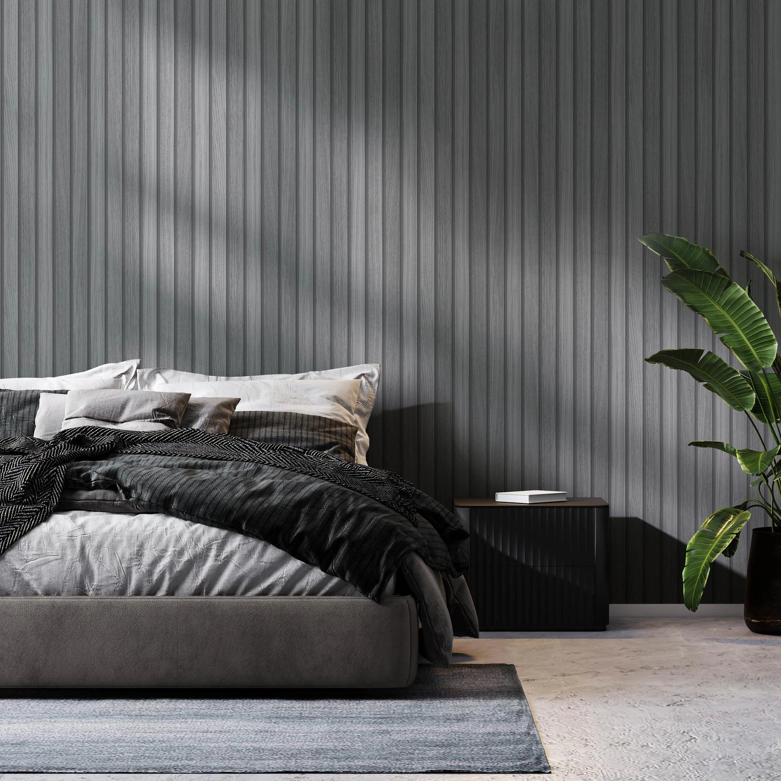 Transform Wooden Slats Grey Peel and Stick Wallpaper - 121728_ROOMSET_01.jpg