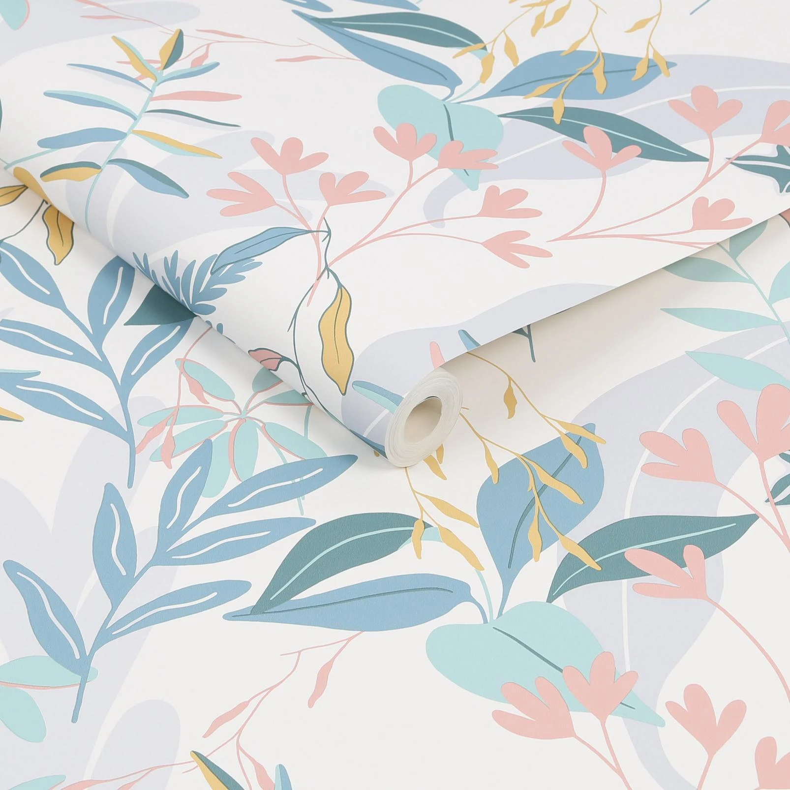 Transform Inky Leaf Indigo Peel and Stick Wallpaper - 121726_ROLLSHOT_01.jpg