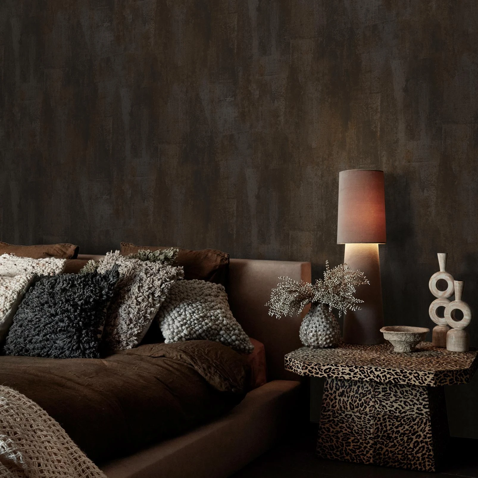 Abigail Ahern Oxidized Opulence Charcoal Wallpaper - 140094_ROOMSET_OXIDIZED OPULENCE CHARCOAL_01.jpg