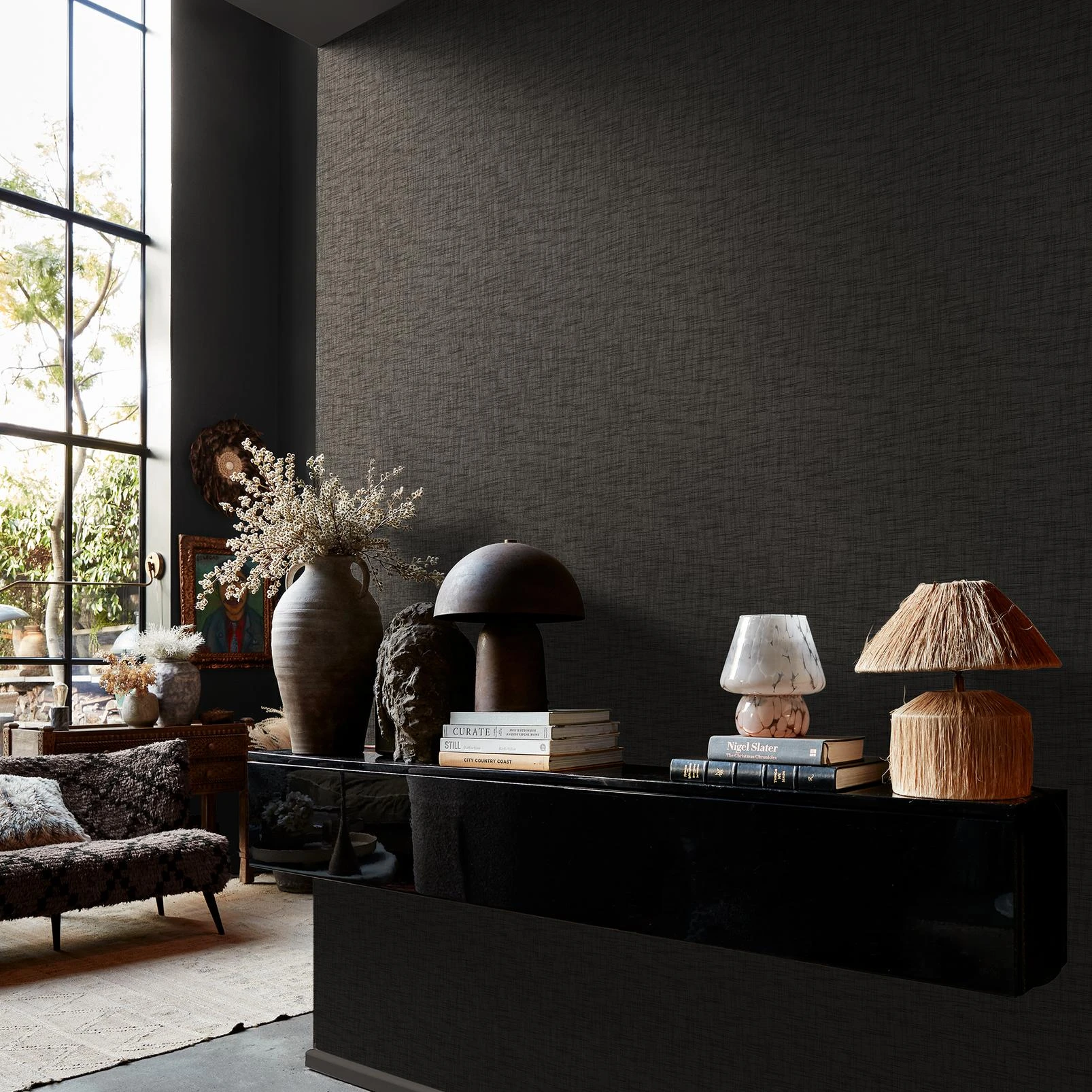 Abigail Ahern Weathered Linen Tattoo Wallpaper - 140080_ROOMSET_WEATHERED LINEN TATTOO_02.jpg