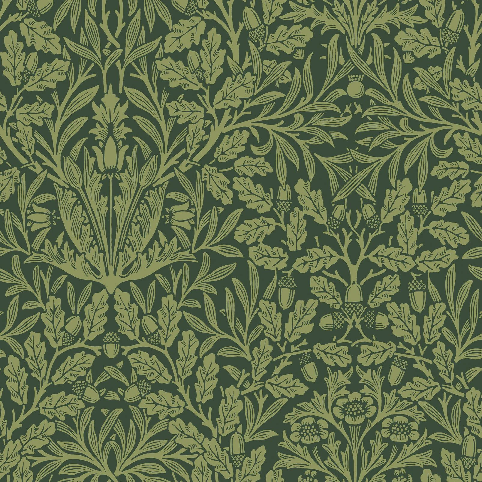 Acorn Garden Green Wallpaper - 140490_TILE_ACORN GARDEN GREEN_01.jpg