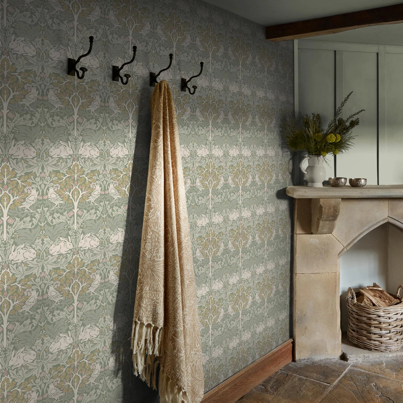 Brother Rabbit Sage Wallpaper - 140500_ROOMSET_BROTHER RABBIT SAGE_02.jpg