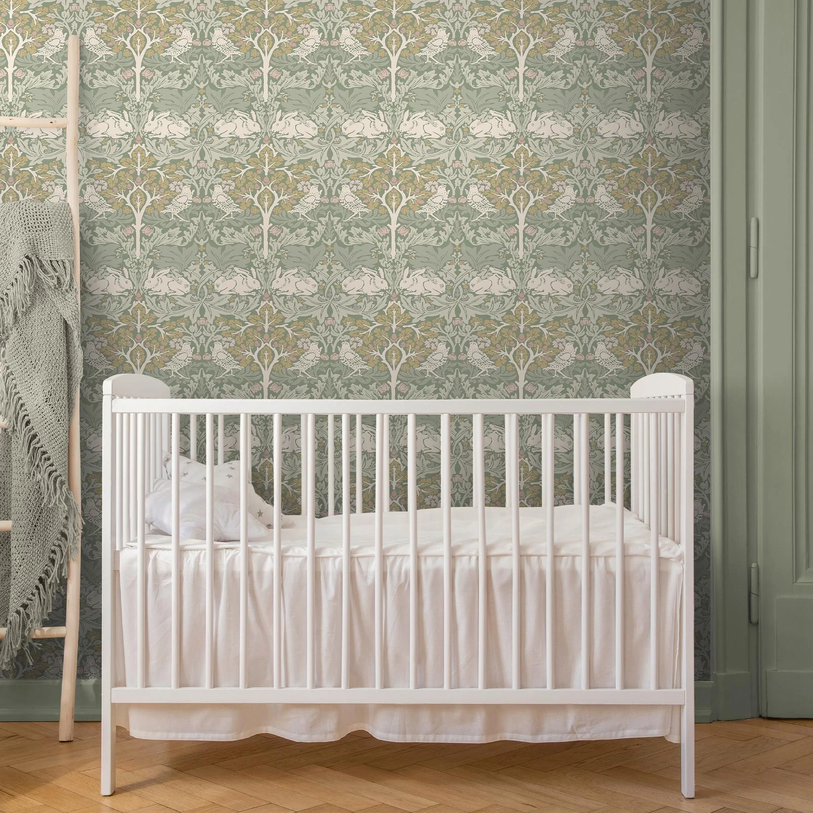 Brother Rabbit Sage Wallpaper - 140500_ROOMSET_BROTHER RABBIT SAGE_01.jpg