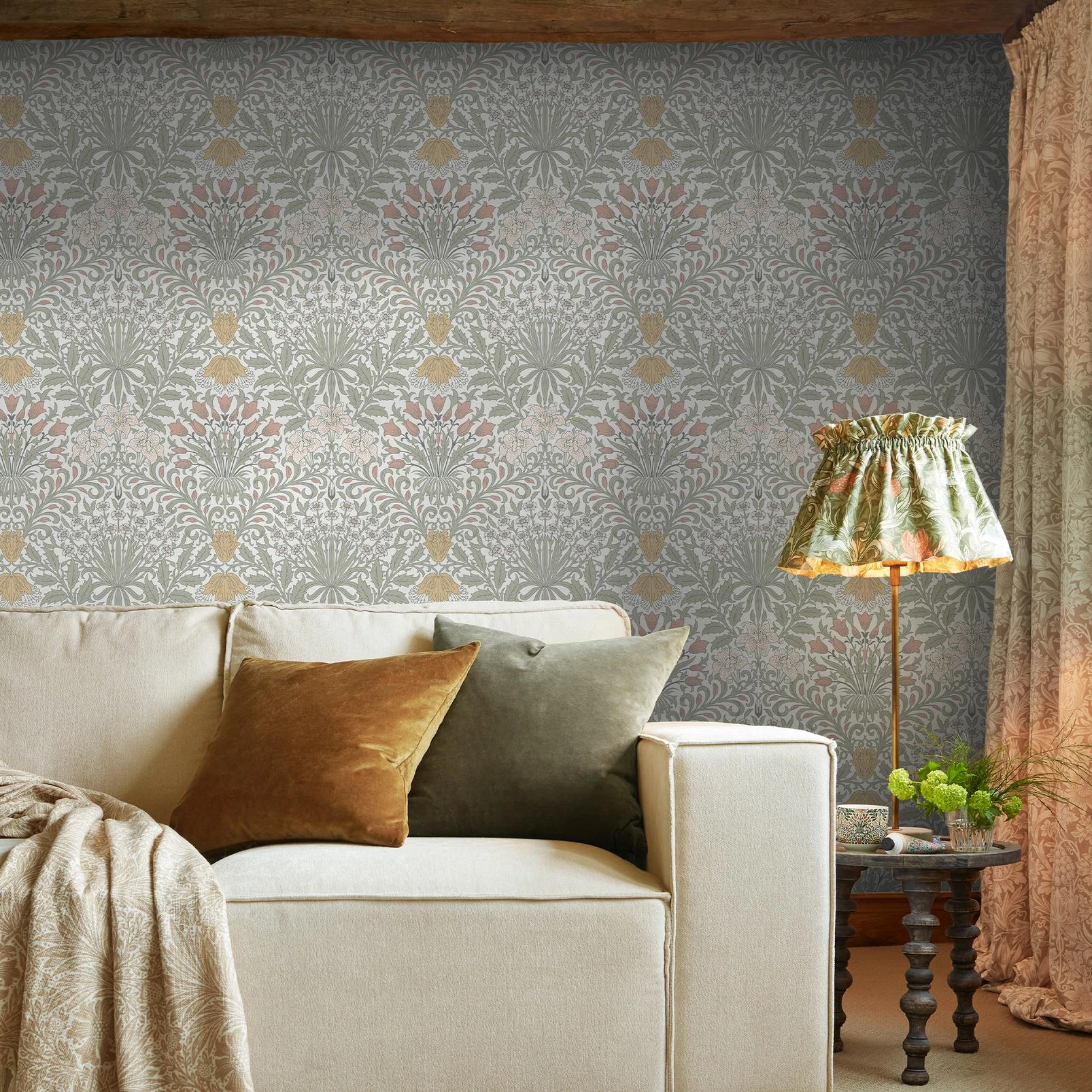 Garden Soft Sage Wallpaper - 140497_ROOMSET_GARDEN SOFT SAGE_01.jpg