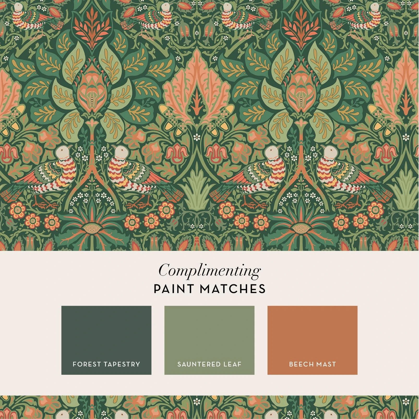 Dove & Rose Woodland Wallpaper - 140480_FLATLAY_DOVE & ROSE WOODLAND_01.jpg