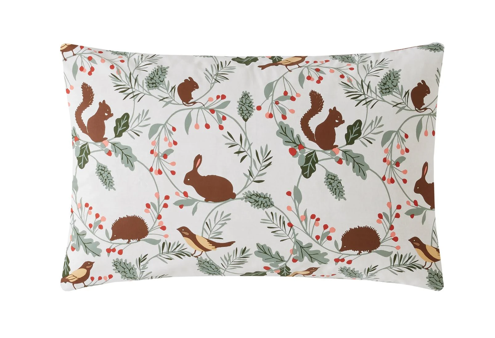 Autumnal Woodland Crimson Red Duvet Cover Set - LAAUTWOOD01DQ_CAMEO_AUTUMNAL WOODLAND CRIMSON RED RED_03.jpg