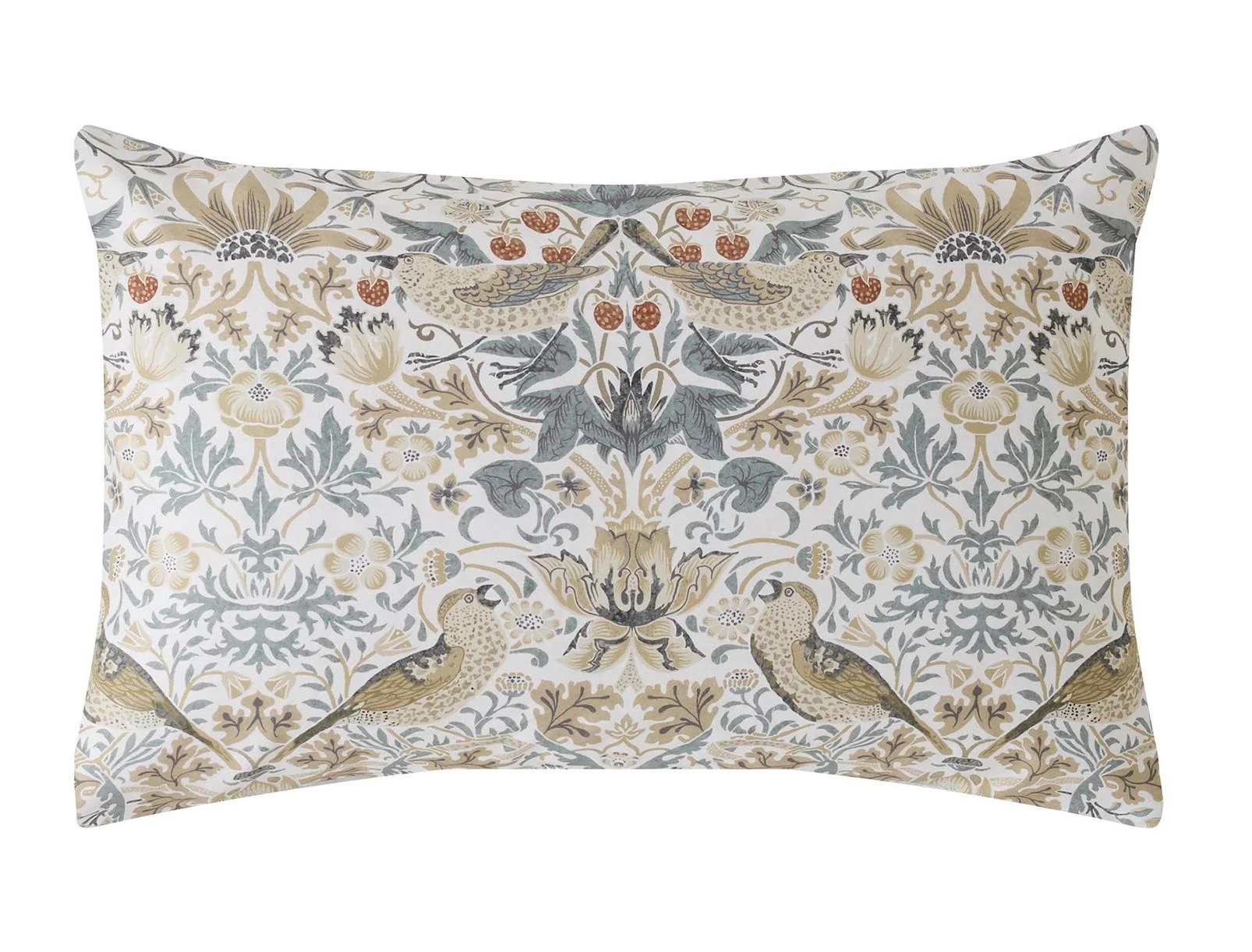 Strawberry Thief Hessian Duvet Cover Set - WMSTRAW01DQ_CAMEO_STRAWBERRY THIEF HESSIAN_FACE_05.jpg