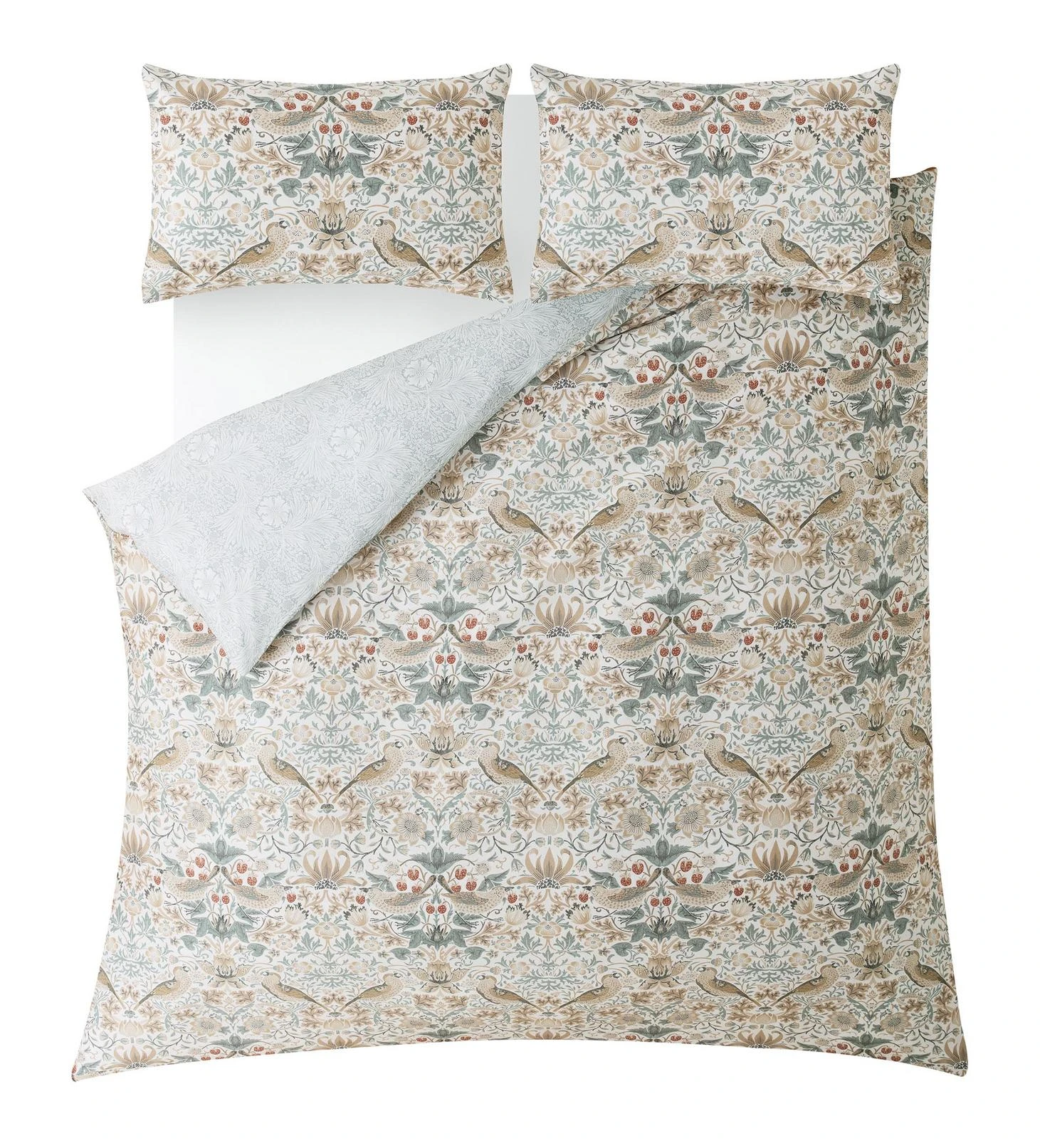 Strawberry Thief Hessian Duvet Cover Set - WMSTRAW01DQ_CAMEO_STRAWBERRY THIEF HESSIAN_FACE_03.jpg