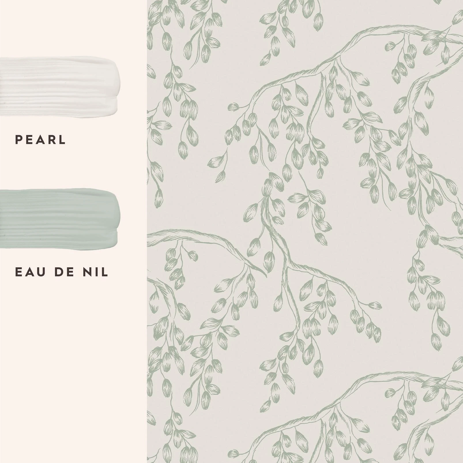 Laura Ashley Rainham Willow Sage Wallpaper - 140333_FLATLAY_RAINHAM WILLOW SAGE_01.jpg