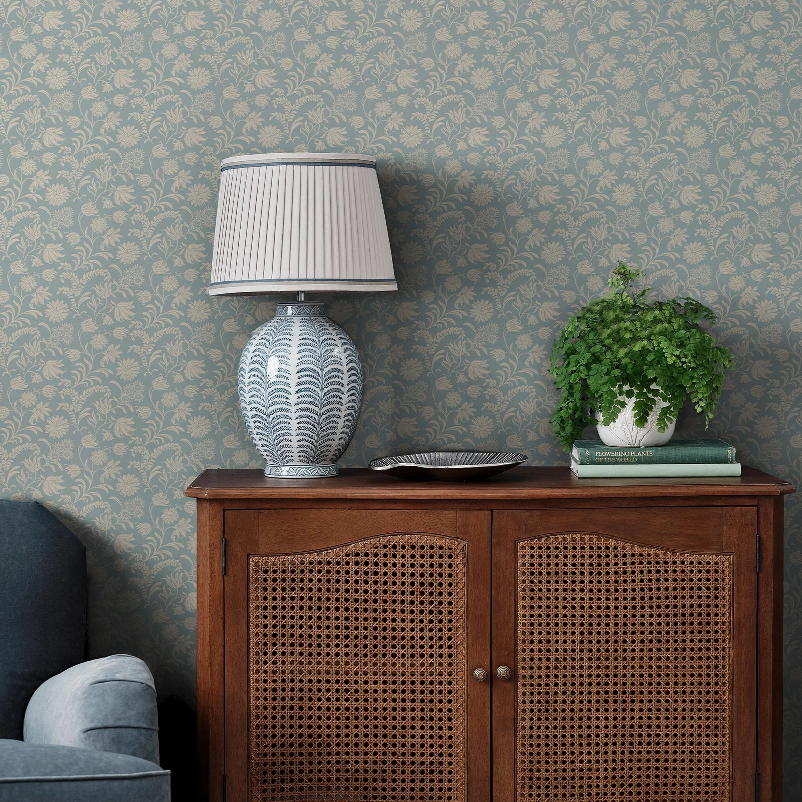 Laura Ashley Hemingway Seaspray Wallpaper - 140317_ROOMSET_HEMINGWAY SEASPRAY_01.jpg