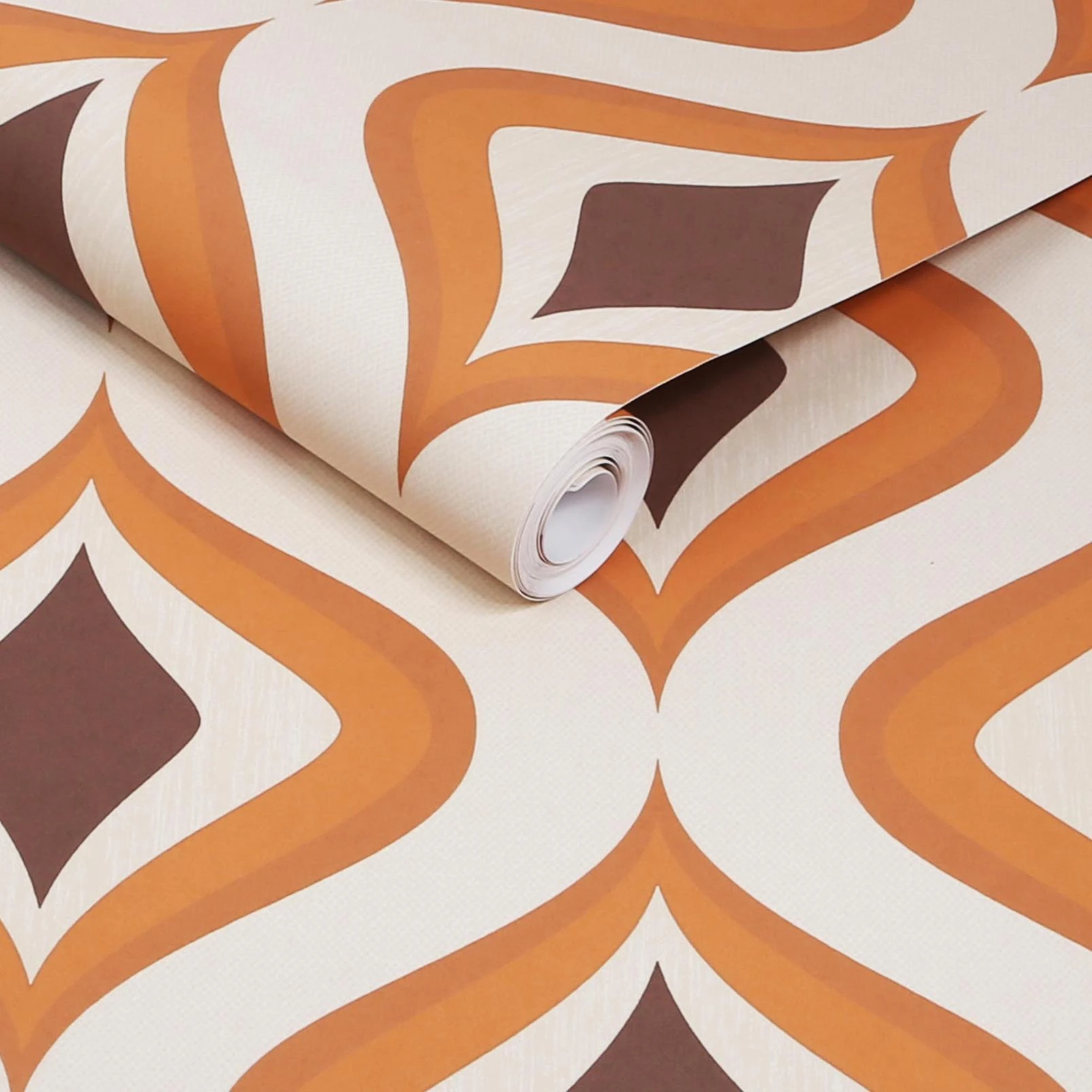 Transform Trippy Orange Peel and Stick Wallpaper - 129678_ROLLSHOT_Trippy Orange _01.jpg