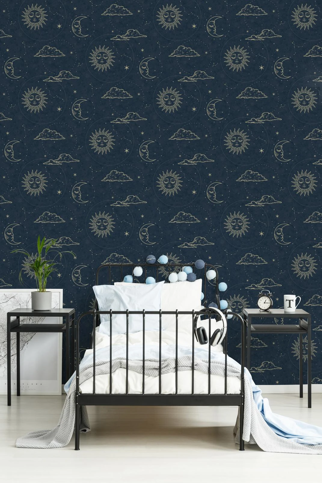 Transform Celestial Black Peel and Stick Wallpaper - 129660_ROOMSET_Celestial Black _01.jpg