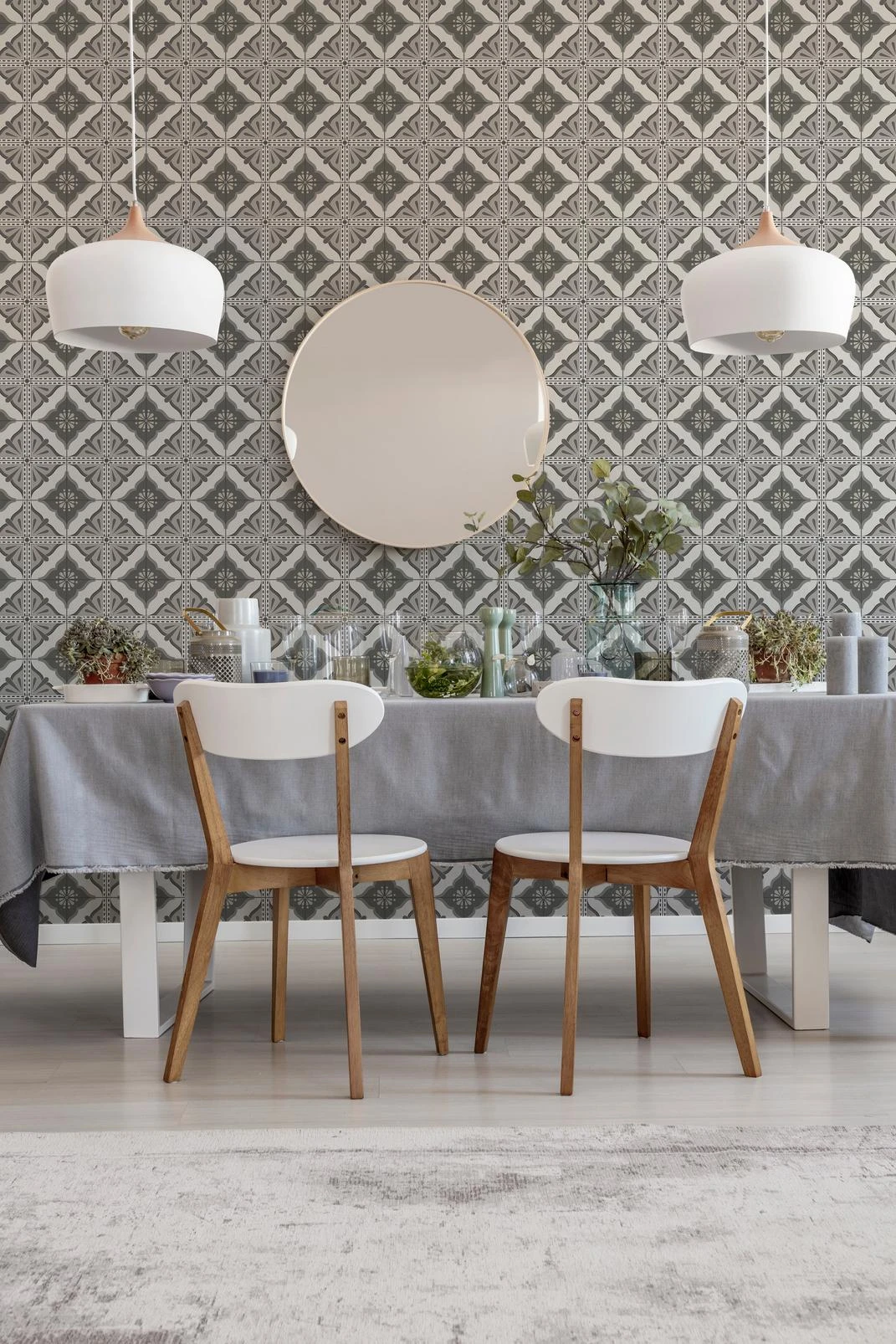 Transform Large Tile Mono Peel and Stick Wallpaper - 129663_ROOMSET_Large Tile Mono _02.jpg