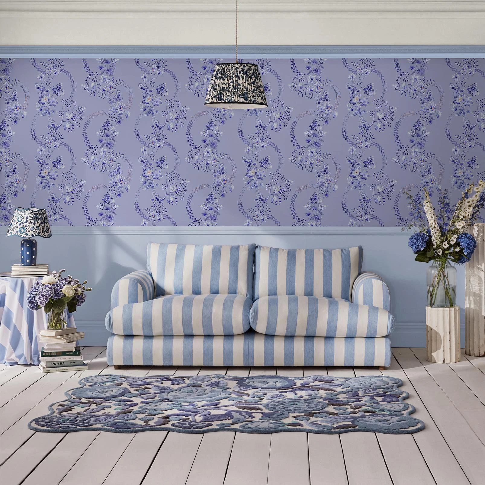 Cath Kidston Road Floral Dusky Blue Wallpaper - 142044_ROOMSET_ROAD_FLORAL_DUSKY_BLUE_01.jpg