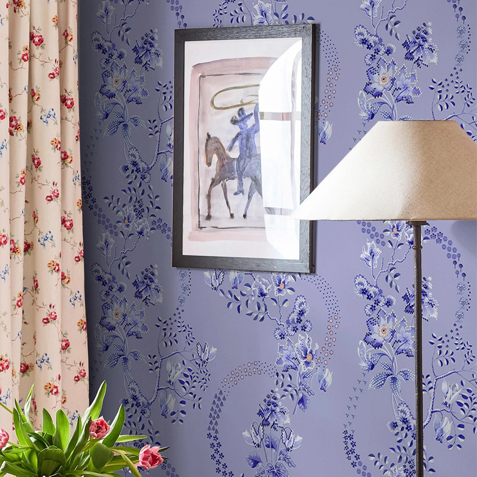 Cath Kidston Road Floral Dusky Blue Wallpaper - 142044_ROOMSET_ROAD_FLORAL_DUSKY_BLUE_02.jpg