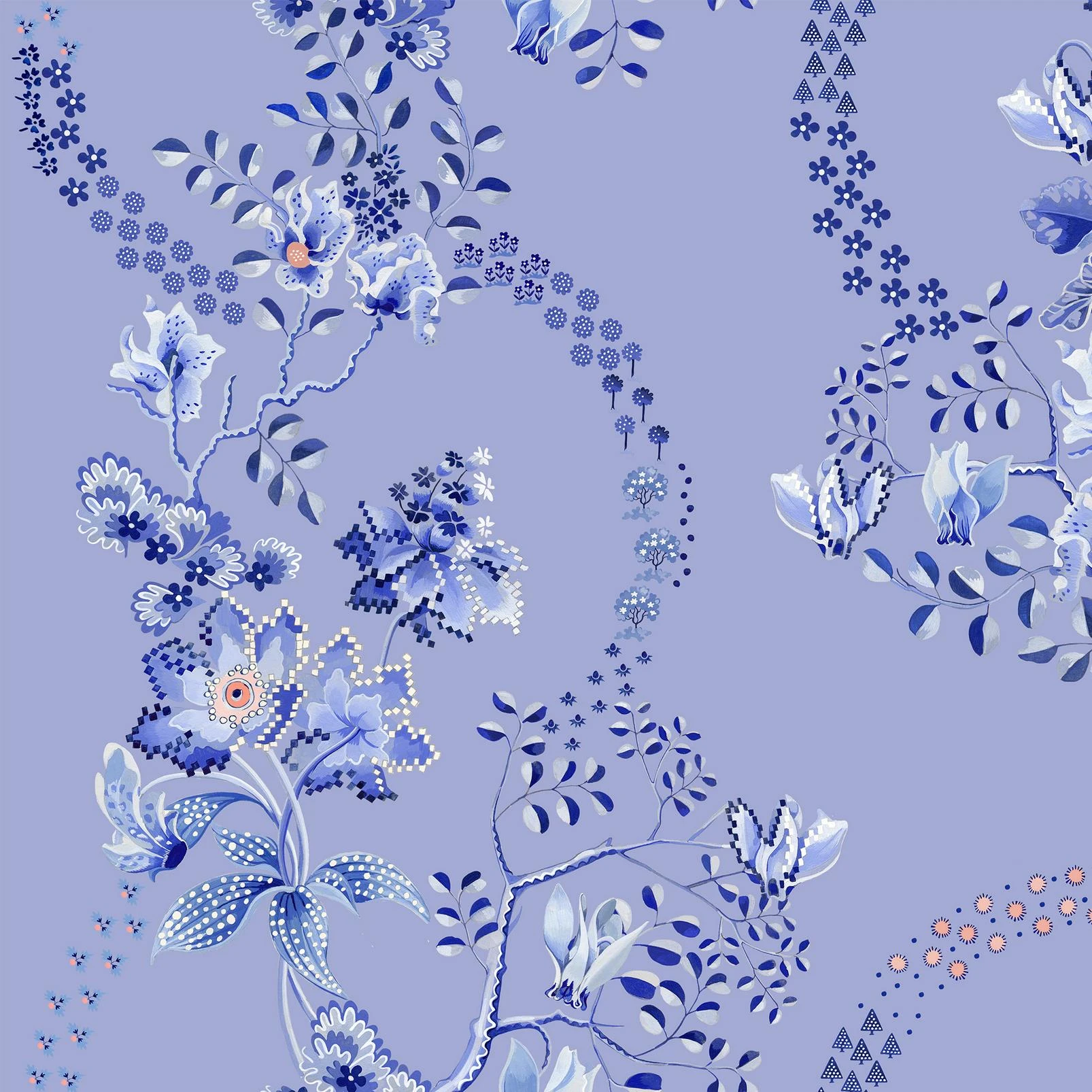 Cath Kidston Road Floral Dusky Blue Wallpaper - 142044_TILE_ROAD_FLORAL_DUSKY_BLUE_01.jpg