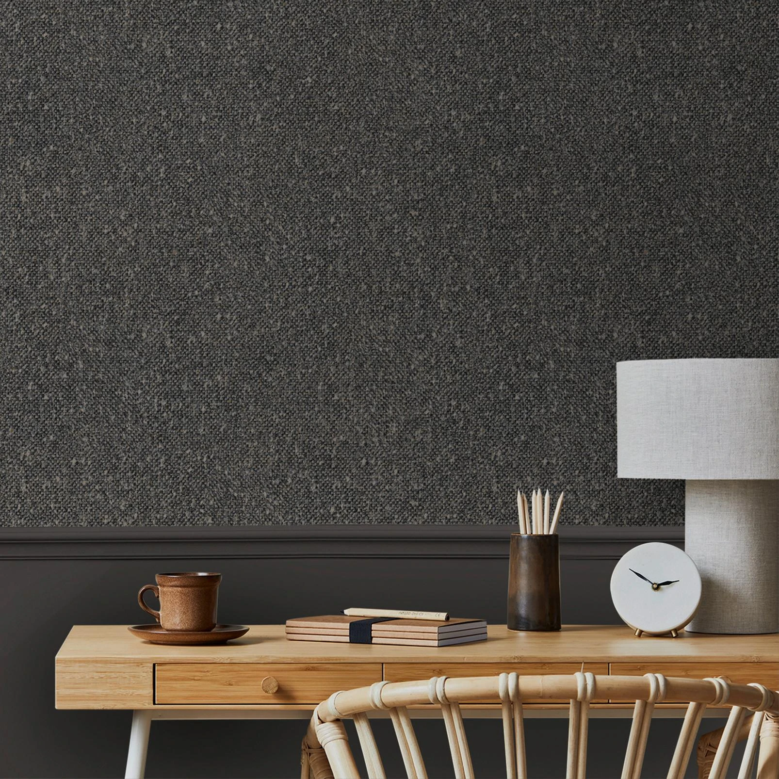 Hearthbound Texture Charcoal Wallpaper - 143389_ROOMSET_HEARTHBOUND TEXTURE CHARCOAL_02.jpg