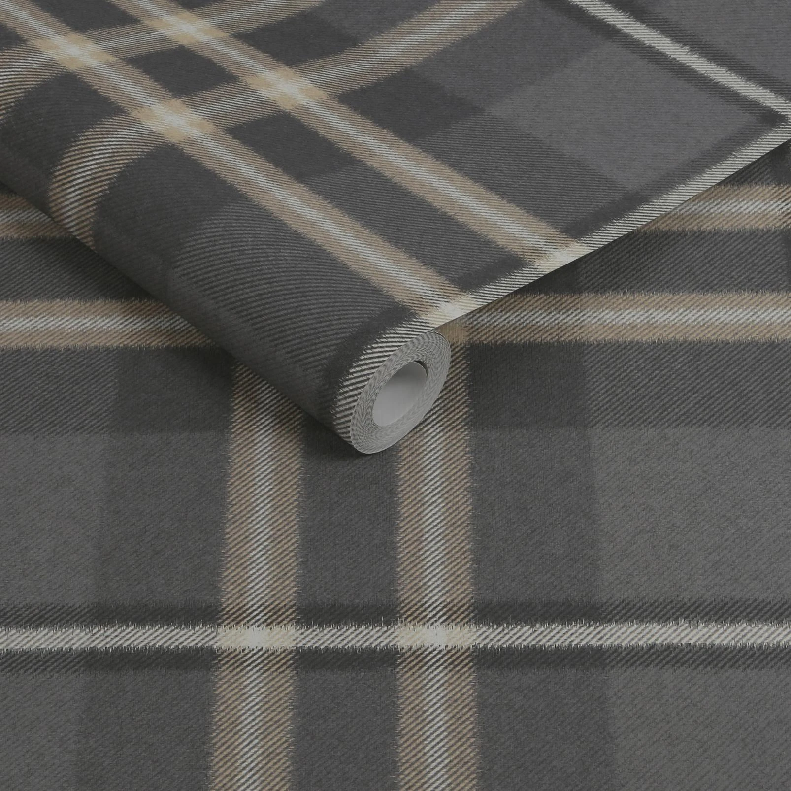 Eildon Weave Charcoal Wallpaper - 142529_ROLLSHOT_EILDON WEAVE CHARCOAL_01.jpg