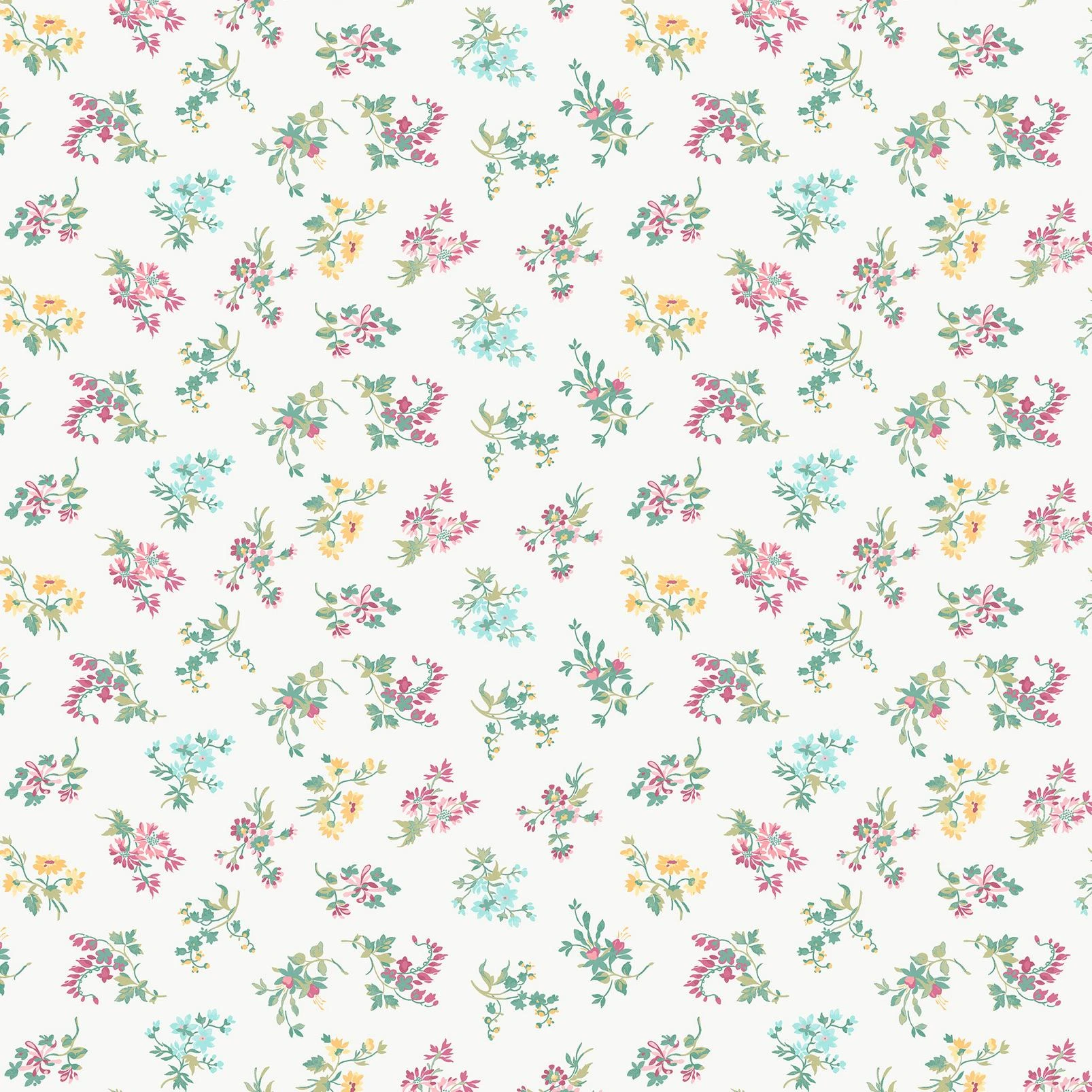 Laura Ashley Keeleigh Posy Multi Wallpaper - 143330_TILE_KEELEIGH POSY MULTI_01.jpg
