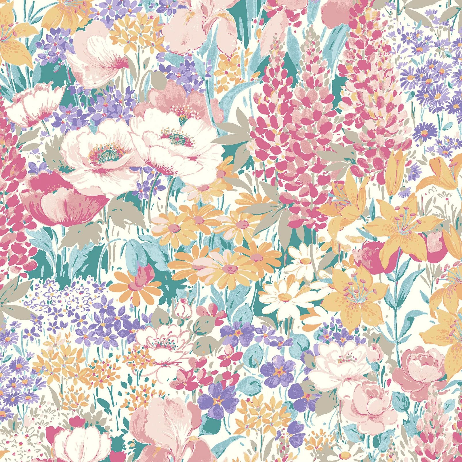 Laura Ashley Everingham Meadow Multi Wallpaper - 143328_TILE_EVERINGHAM MEADOW MULTI_01.jpg