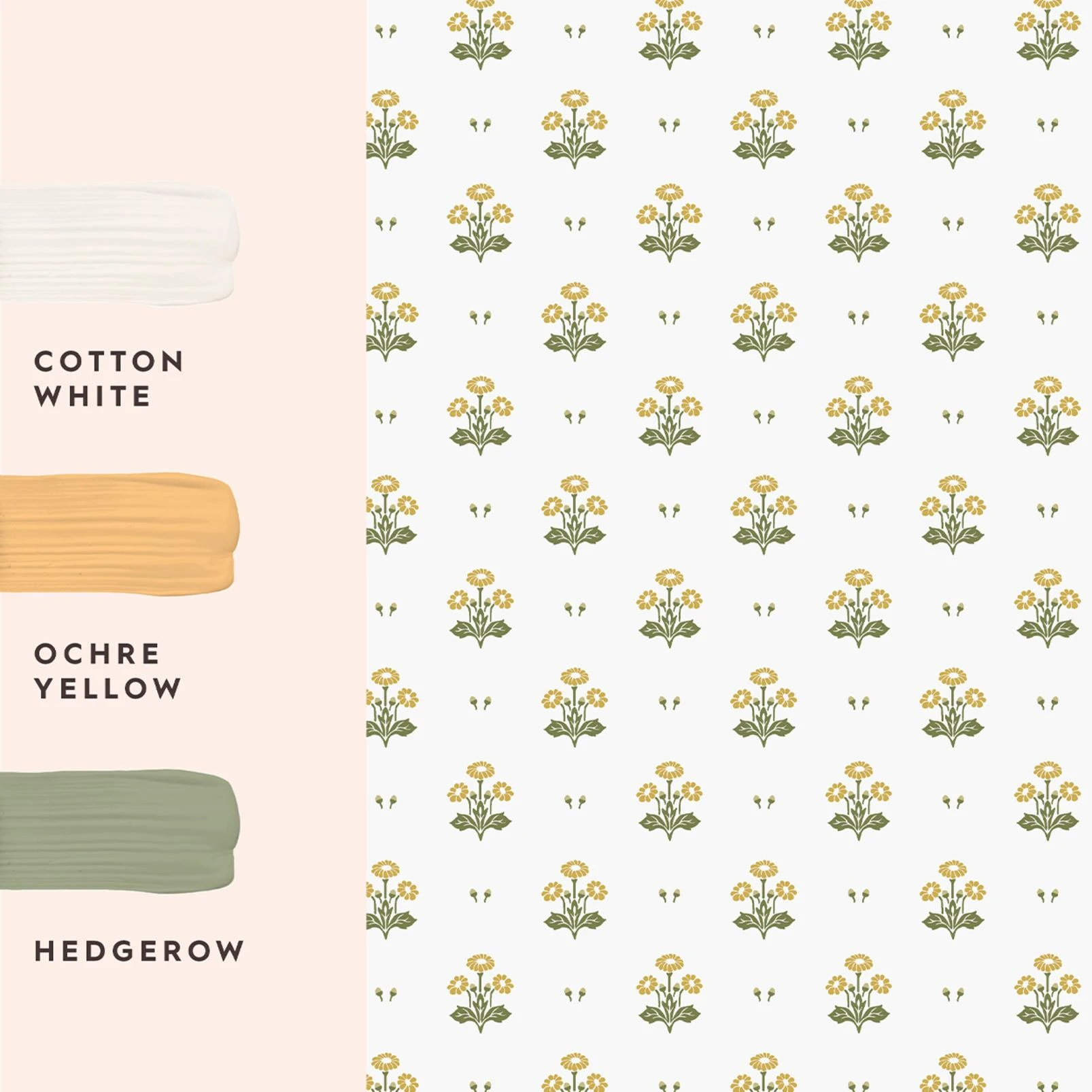 Laura Ashley Harthill Daisy Ochre Yellow Wallpaper - 143335_FLATLAY_HARTHILL DAISY OCHRE YELLOW_01.jpg