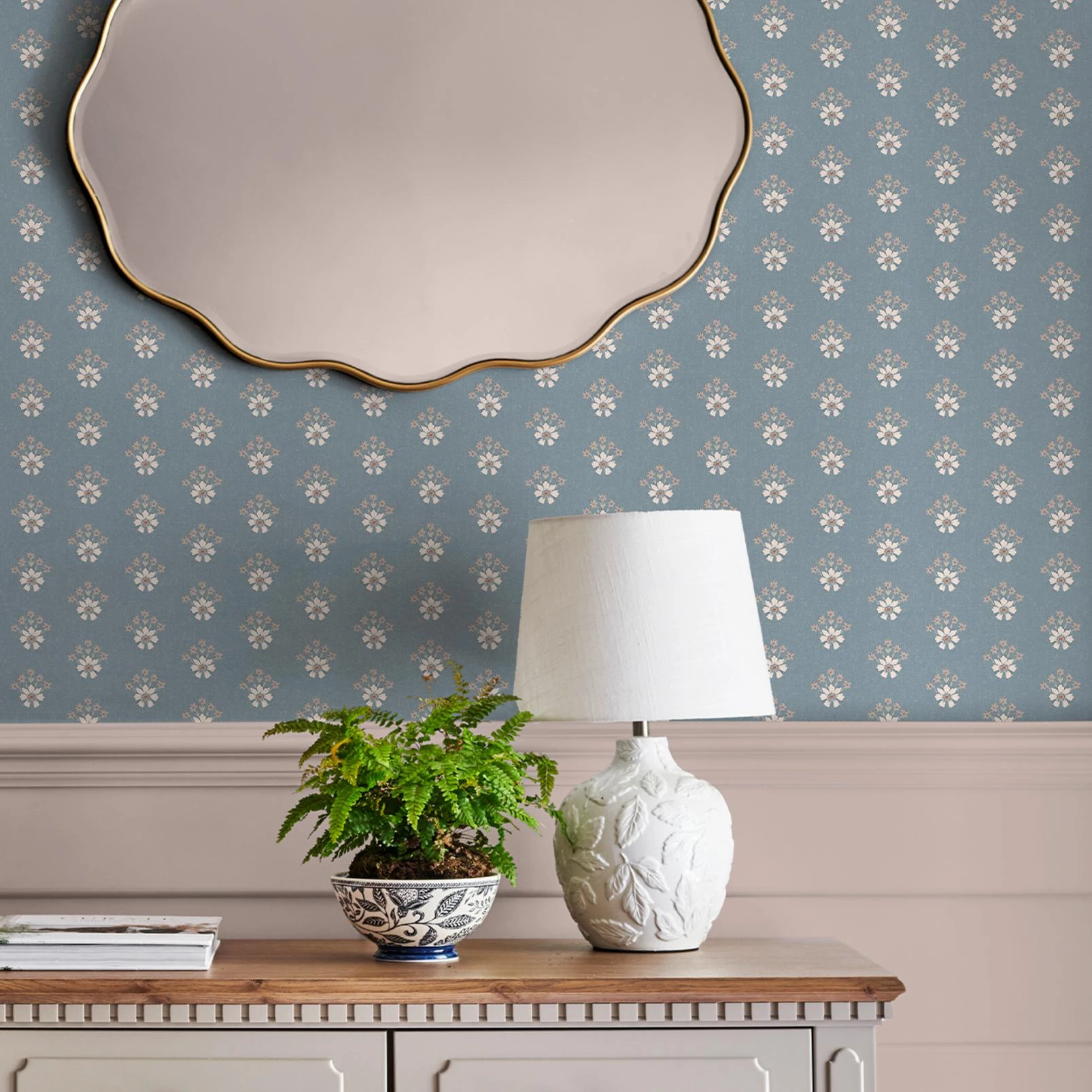 Laura Ashley Semington Floral Geo Newport Blue Wallpaper - 143325_ROOMSET_SEMINGTON FLORAL GEO NEWPORT BLUE_01.jpg