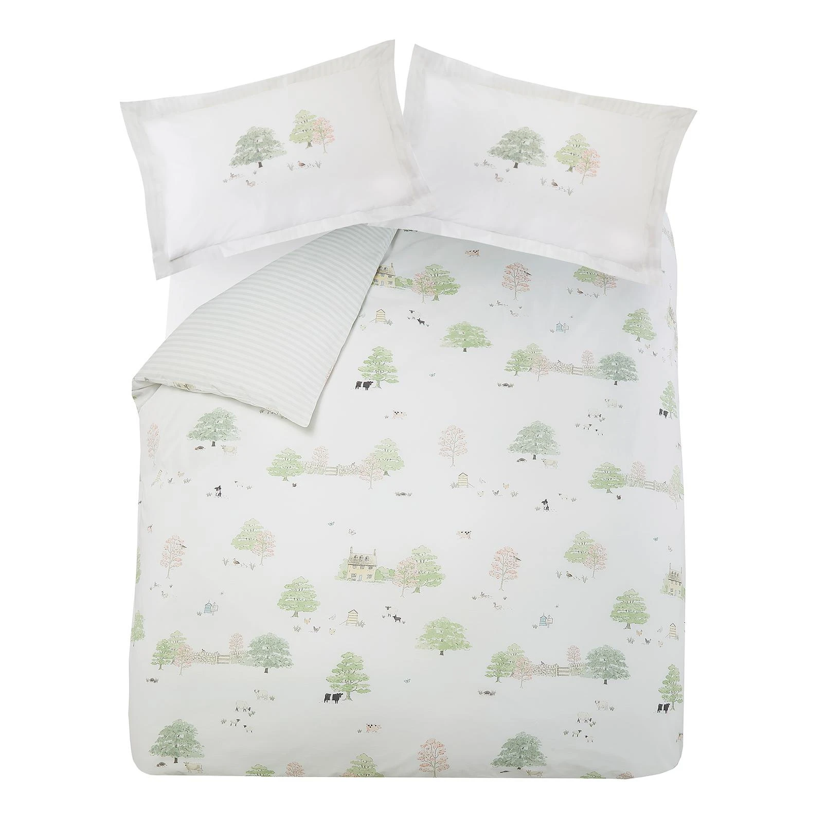 Spring Cottage Green Duvet Cover Set - SASPRING01DQ_CUTOUT_SPRING_COTTAGE_GREEN_DOUBLE_DUVET_COVER__01.jpg