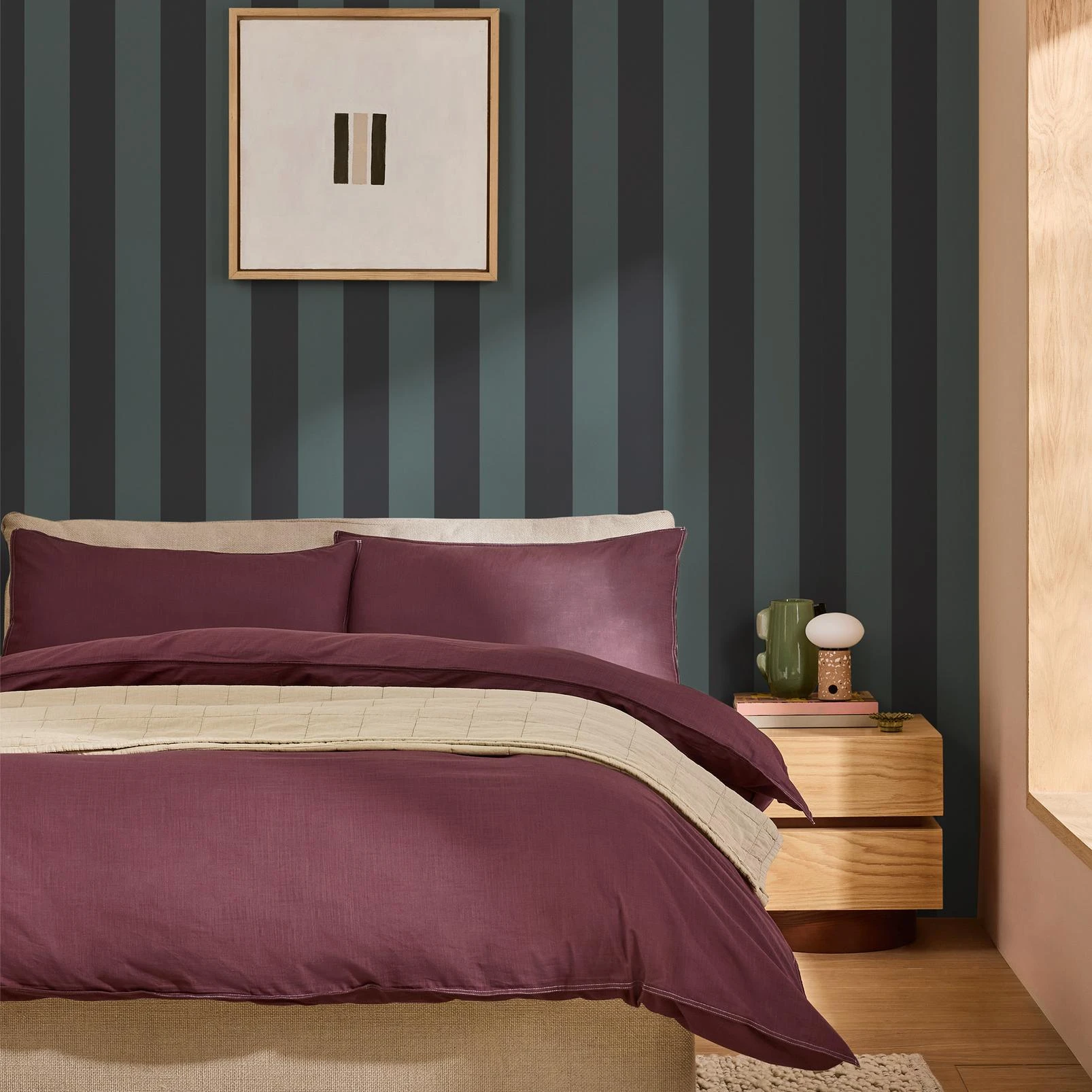 Made Demi Blue Wide Stripe Wallpaper - 145222_ROOMSET_DEMI BLUE WIDE STRIPE_02.jpg