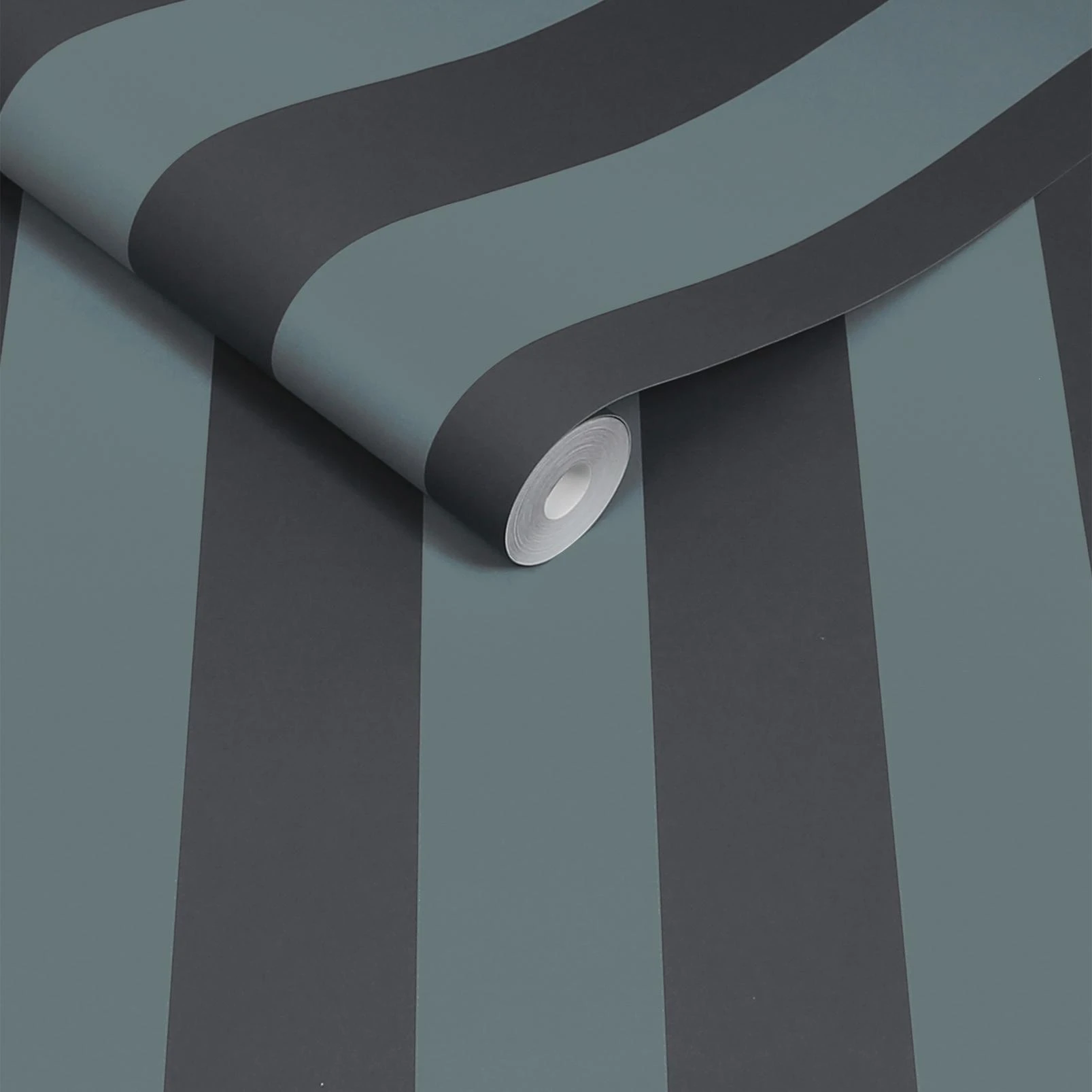 Made Demi Blue Wide Stripe Wallpaper - 145222_ROLLSHOT_DEMI BLUE WIDE STRIPE_01.jpg