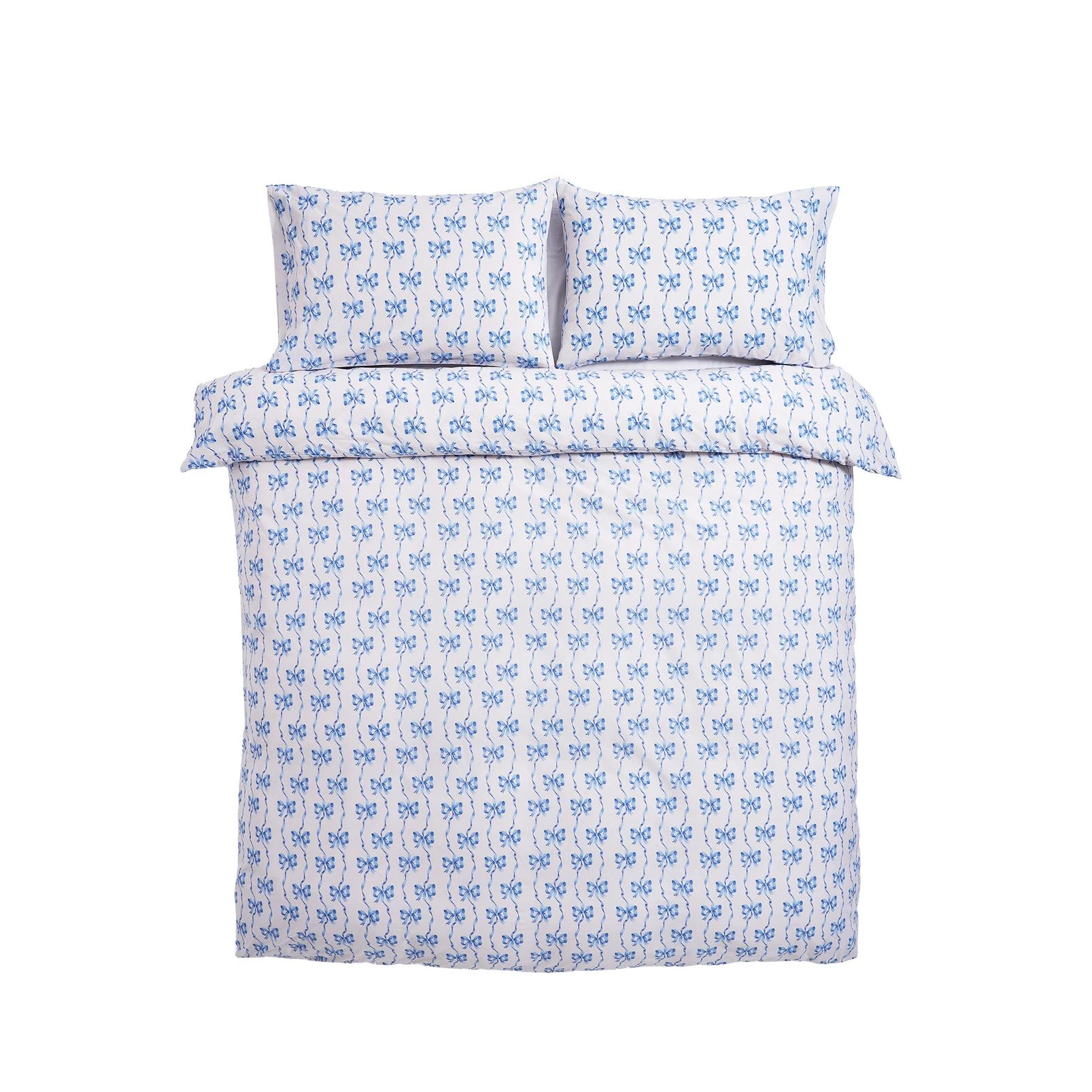 Ribbon Bow Cornflower Duvet Cover Set - CKRIBBONB01DQ_CUTOUT_RIBBON_BOW_CORNFLOWER_DOUBLE_DUVET_COVER_01.jpg
