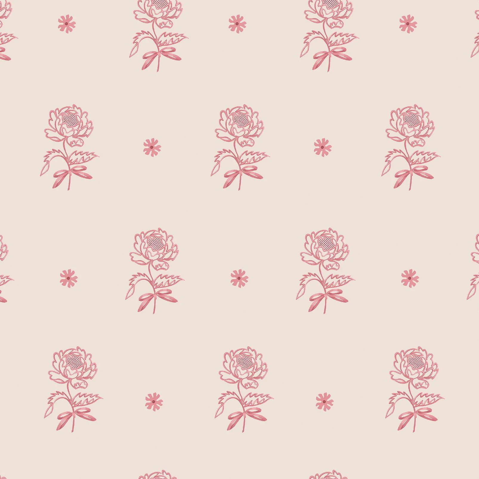 Cath Kidston Spitalfield Bunches Pink Wallpaper - 145329_TILE_SPITALFIELD BUNCHES PINK_01.jpg