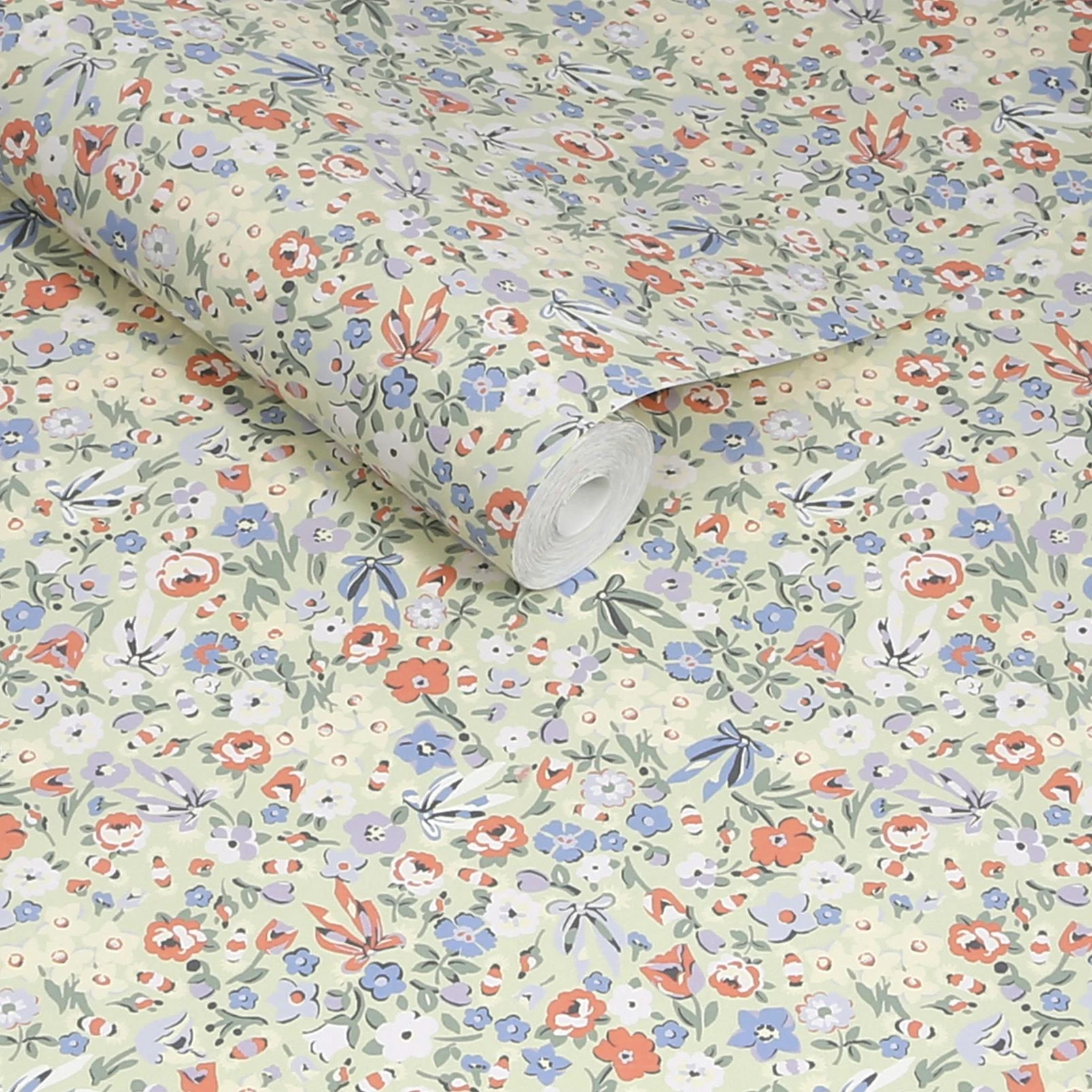 Cath Kidston Harmony Ditsy Sage Wallpaper - 145323_ROLLSHOT_HARMONY DITSY SAGE_01.jpg