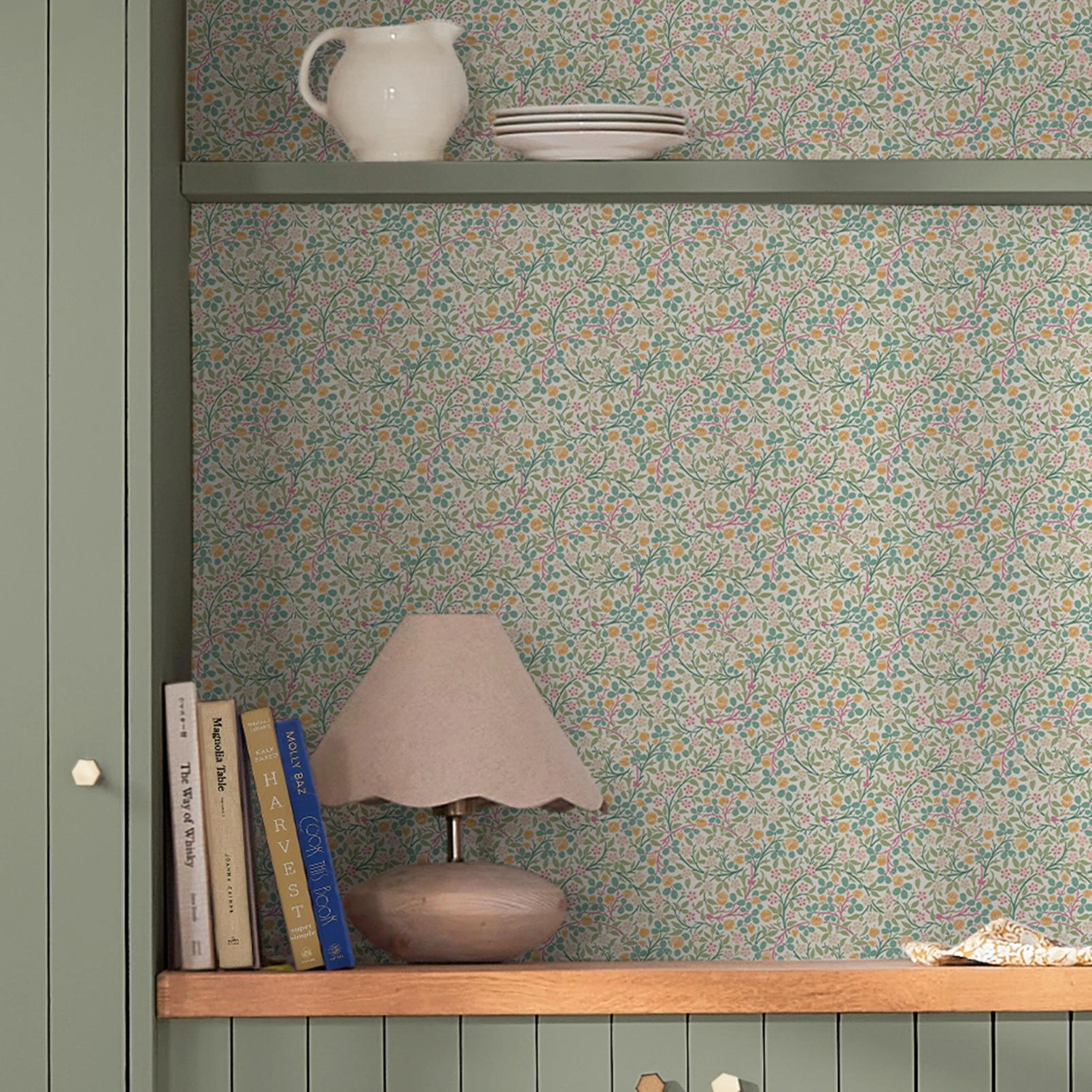 Clover Spring Garden Wallpaper - 145683_ROOMSET_CLOVER SPRING GARDEN_02.jpg