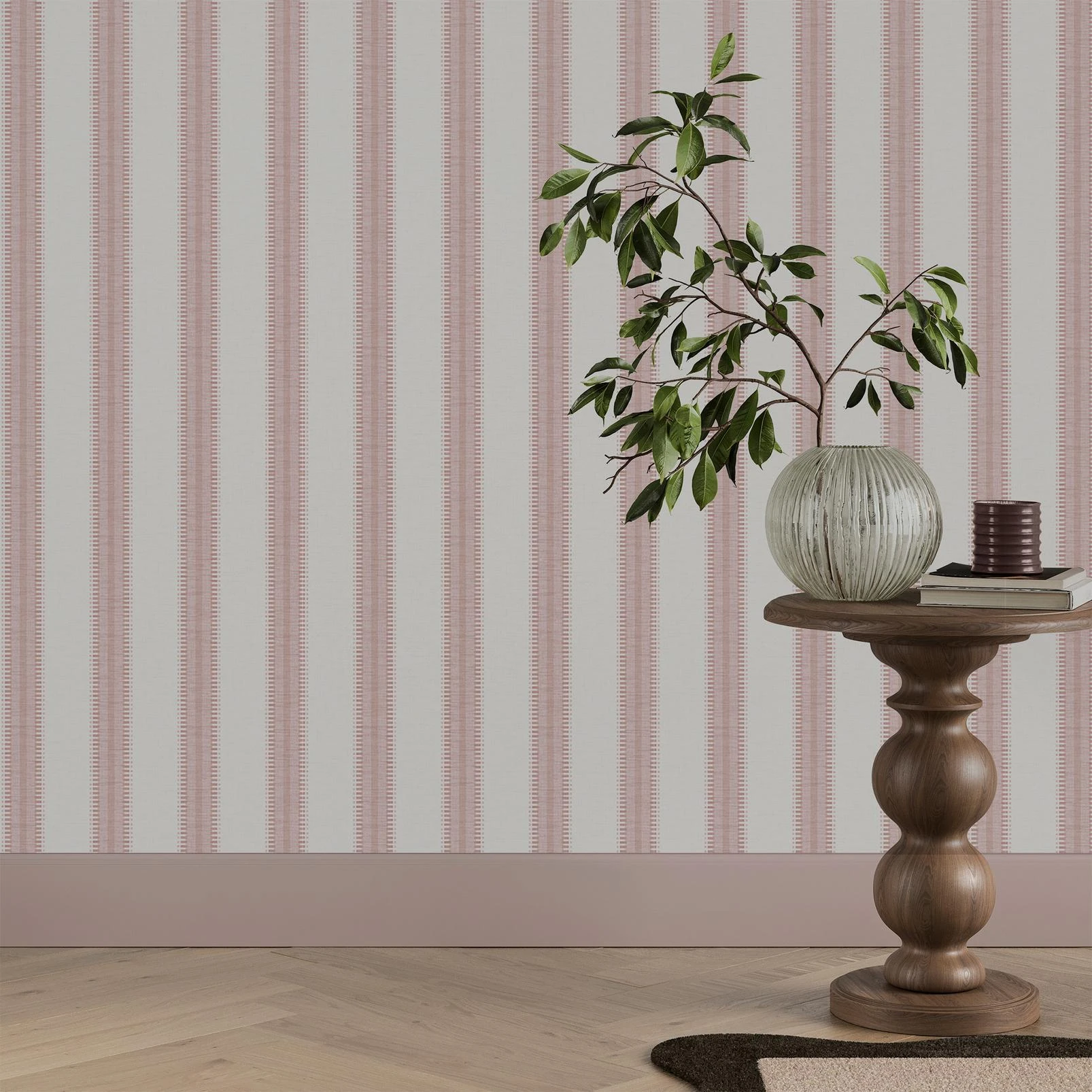 Sonnet Stripe Pink Wallpaper - 145481_ROOMSET_SONNET_STRIPE_PINK_02.jpg