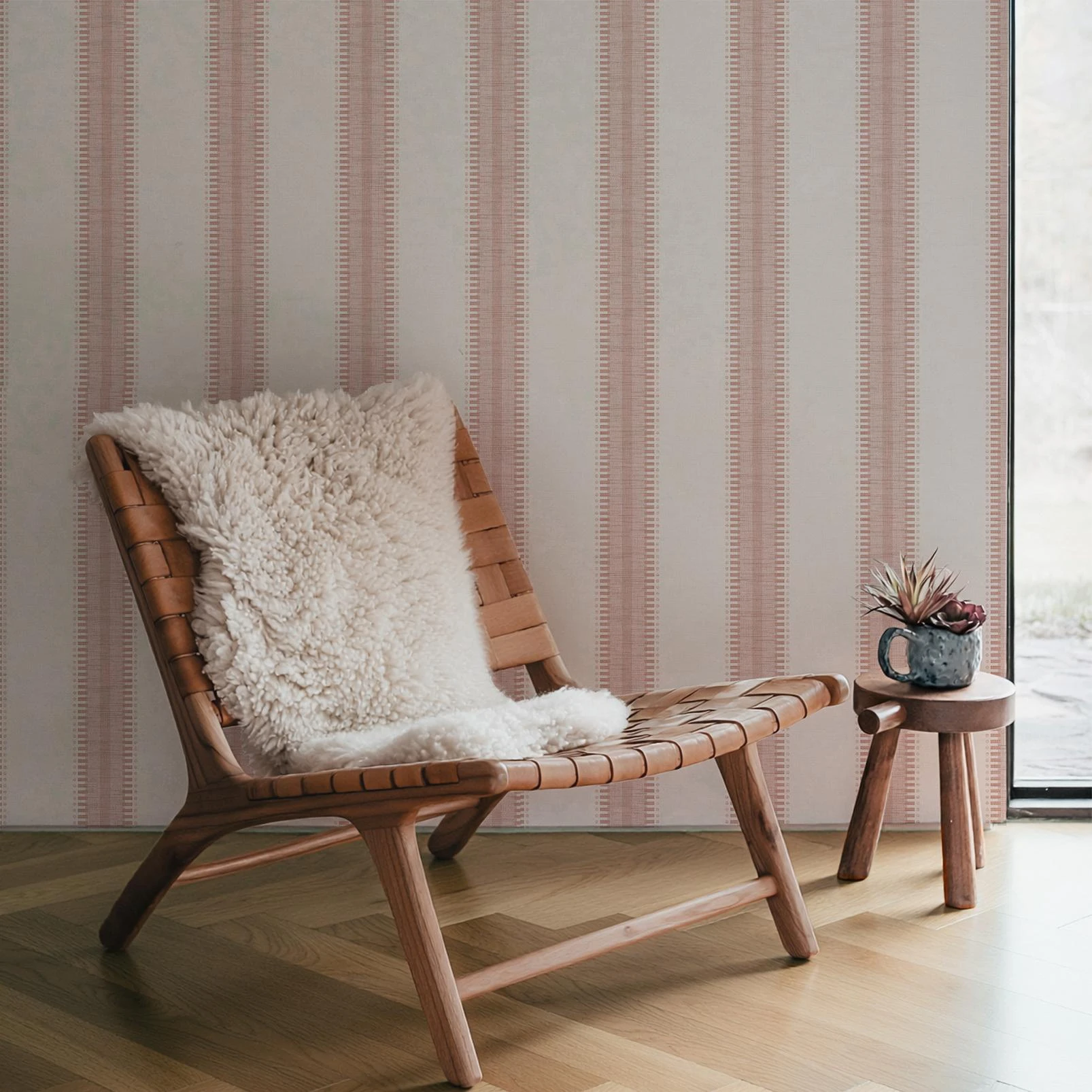 Sonnet Stripe Pink Wallpaper - 145481_ROOMSET_SONNET_STRIPE_PINK_01.jpg
