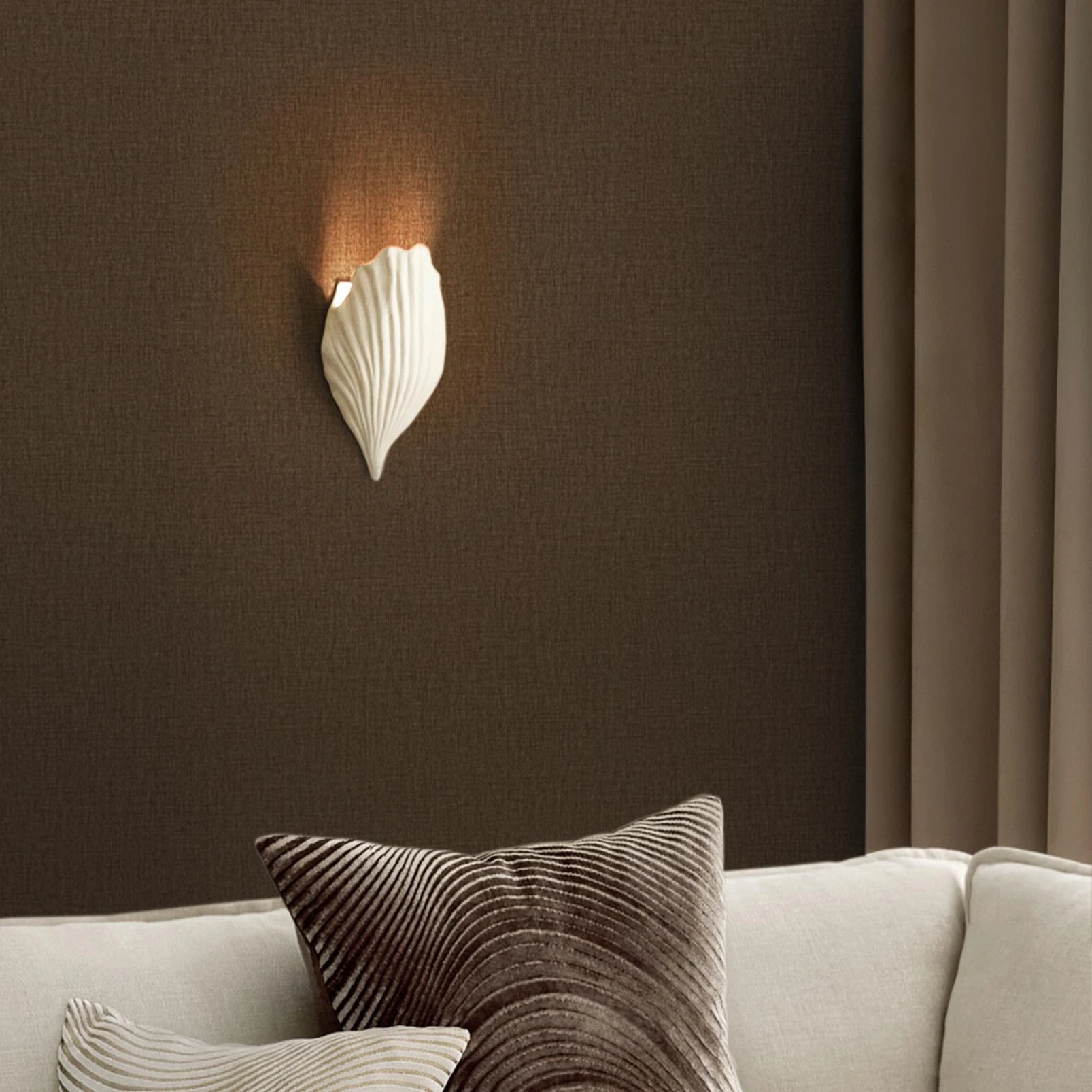 Next Chocolate Linen Look Wallpaper - 145634_ROOMSET_CHOCOLATE LINEN LOOK_02.jpg