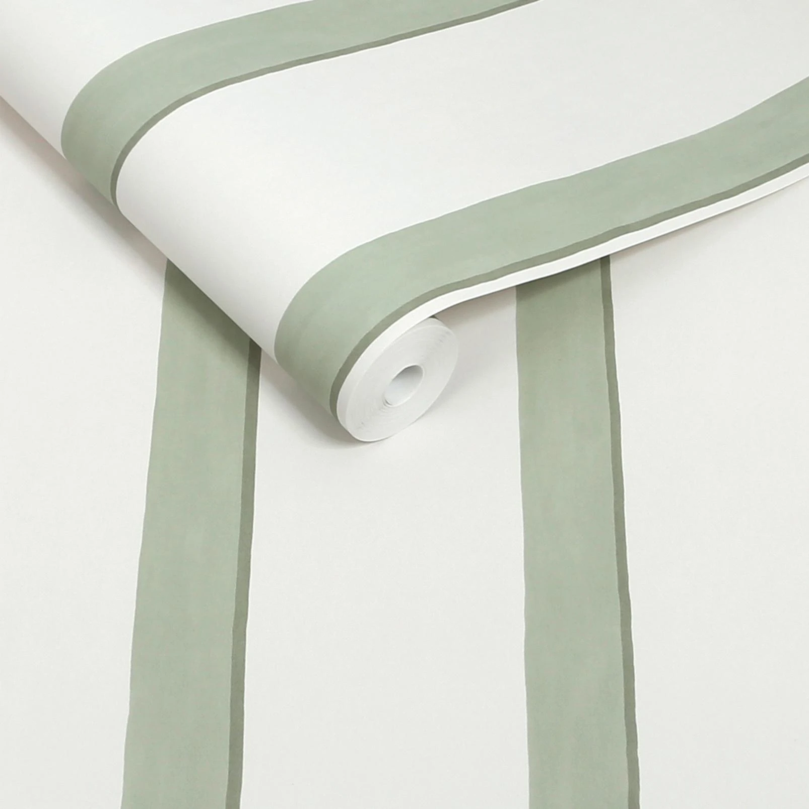 Next Green Painted Stripe Wallpaper - 145639_ROLLSHOT_GREEN PAINTED STRIPE_01.jpg