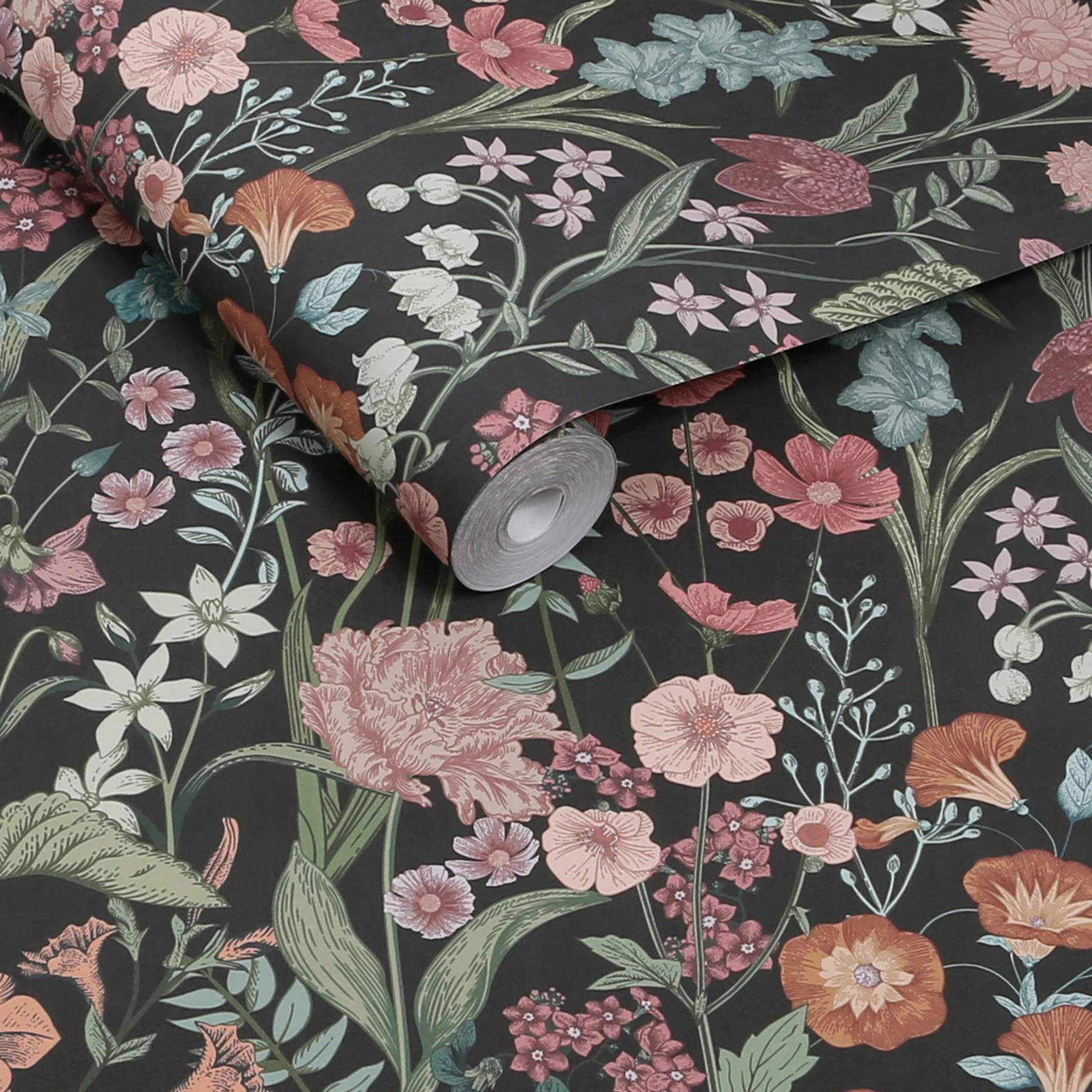 Next Night Botanical Floral Wallpaper - 145643_ROLLSHOT_NIGHT BOTANICAL FLORAL_01.jpg