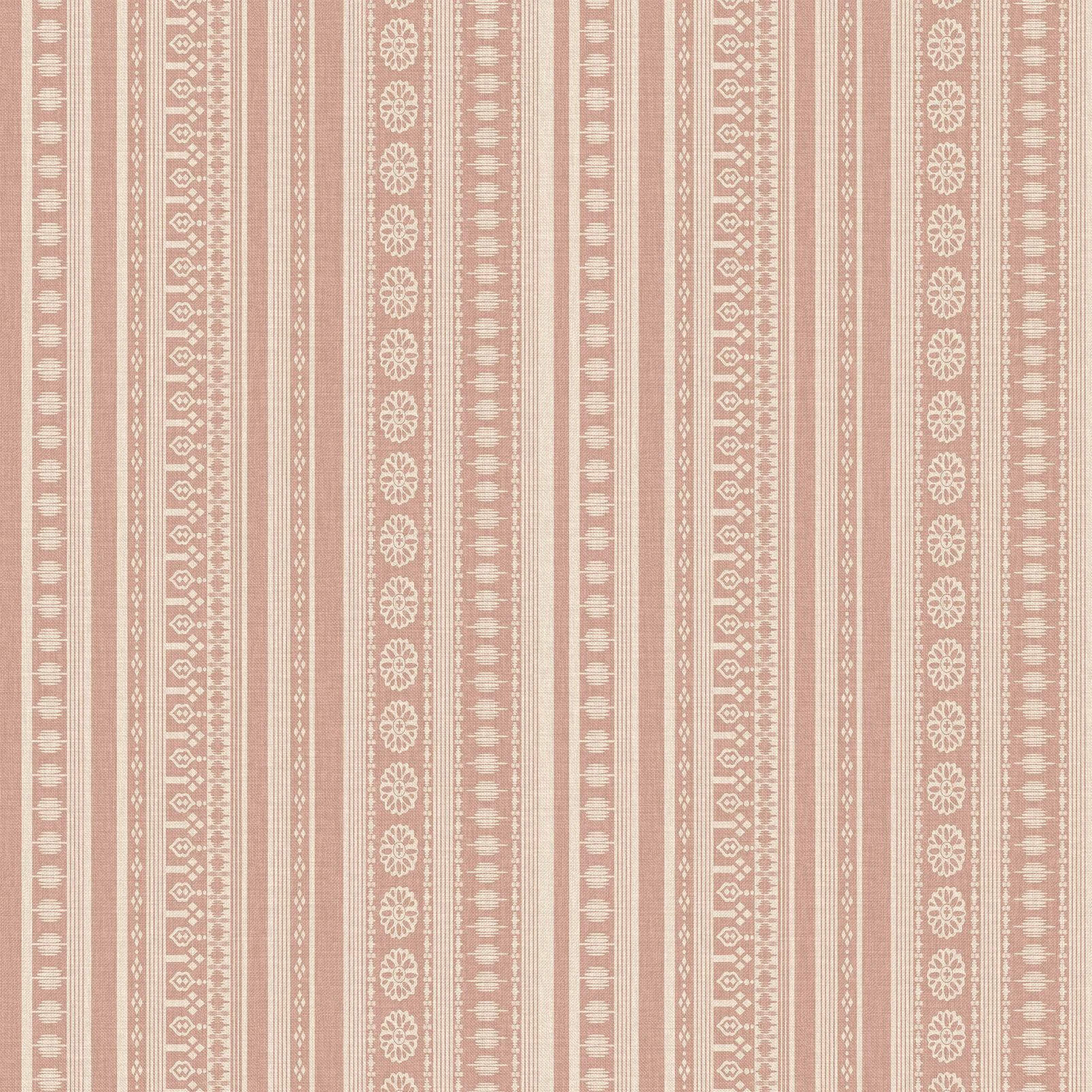 Joules Decorative Stripe Pink Wallpaper - 145381_TILE_DECORATIVE STRIPE PINK_01.jpg