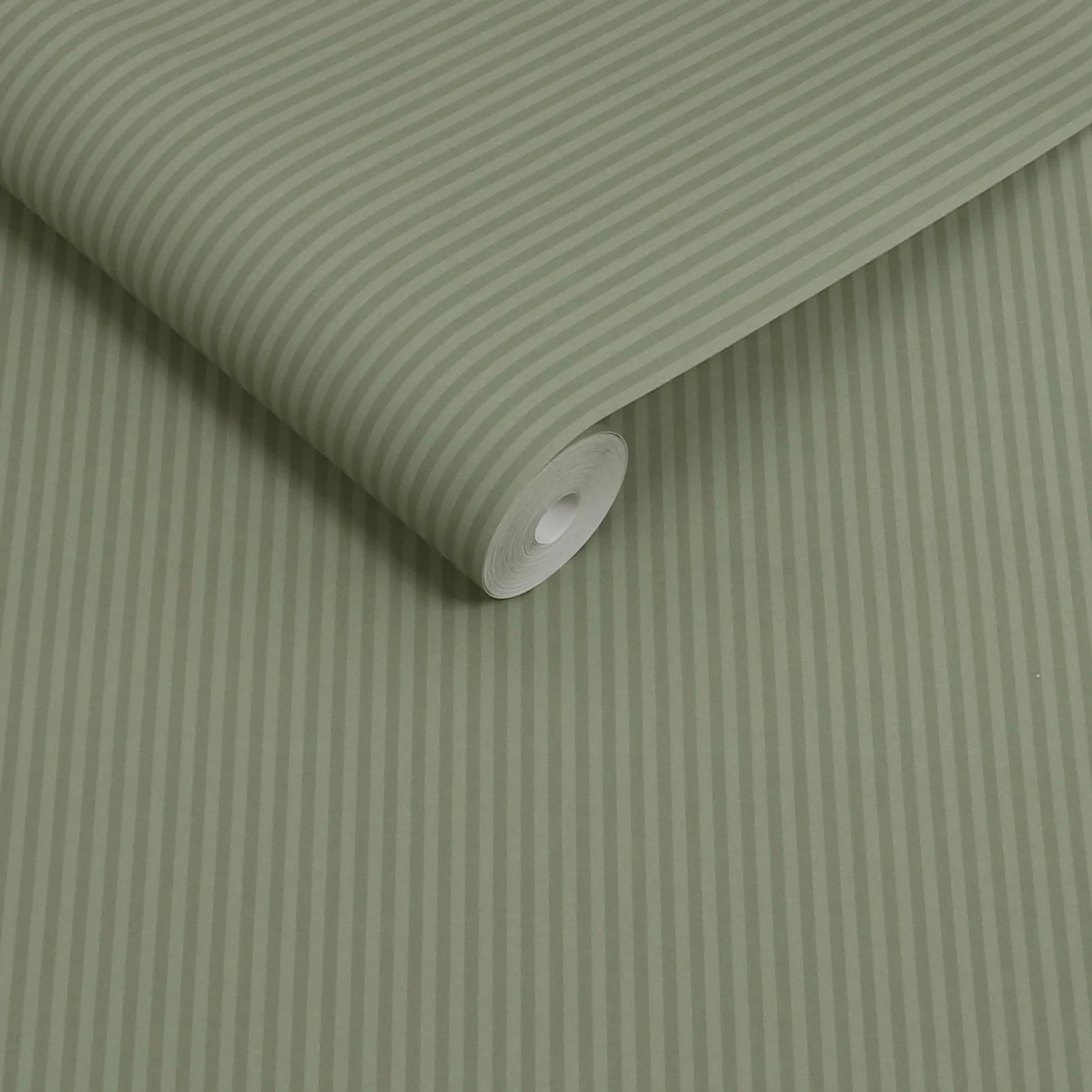 Next Deep Green Ticking Stripe Wallpaper - 146879_ROLLSHOT_DEEP GREEN TICKING STRIPE_03.jpg