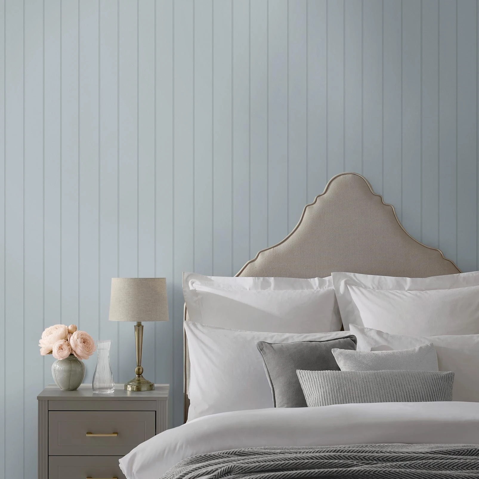 Martha Stewart Wood Panel Mineral Blue Wallpaper - 146787_ROOMSET_WOOD PANEL MINERAL BLUE_01.jpg