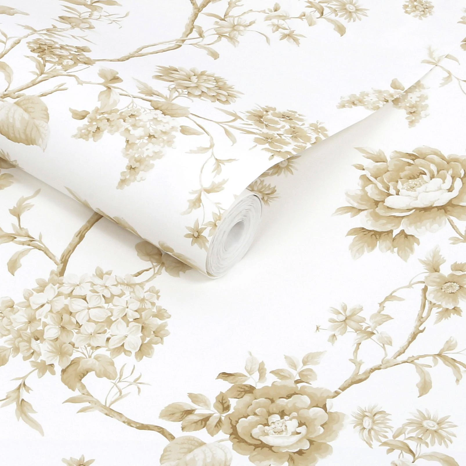 Martha Stewart Floral Vine Antique Gold Wallpaper - 146807_ROLLSHOT_FLORAL VINE ANTIQUE GOLD_01.jpg