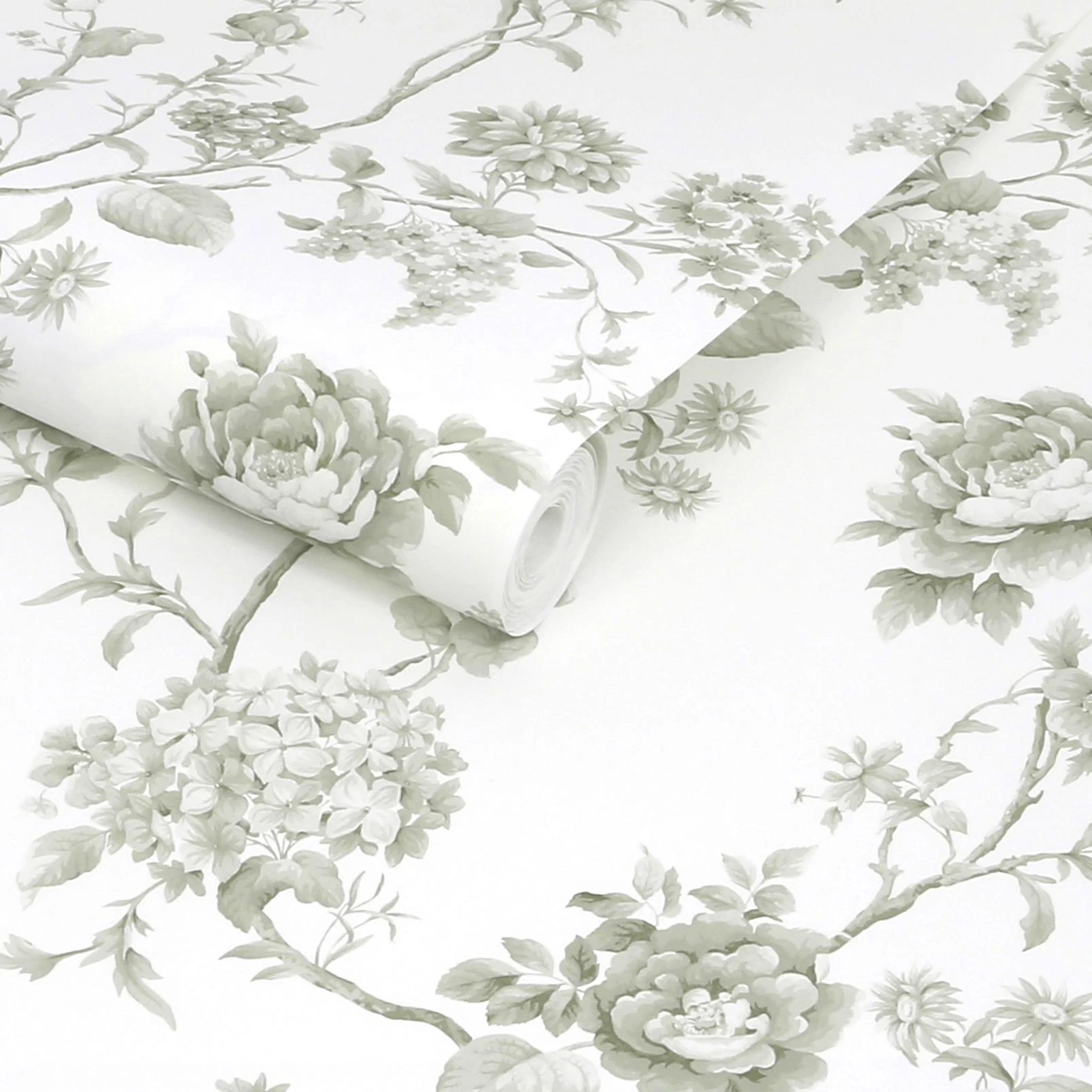 Martha Stewart Floral Vine Moss Wallpaper - 146808_ROLLSHOT_FLORAL VINE MOSS_01.jpg
