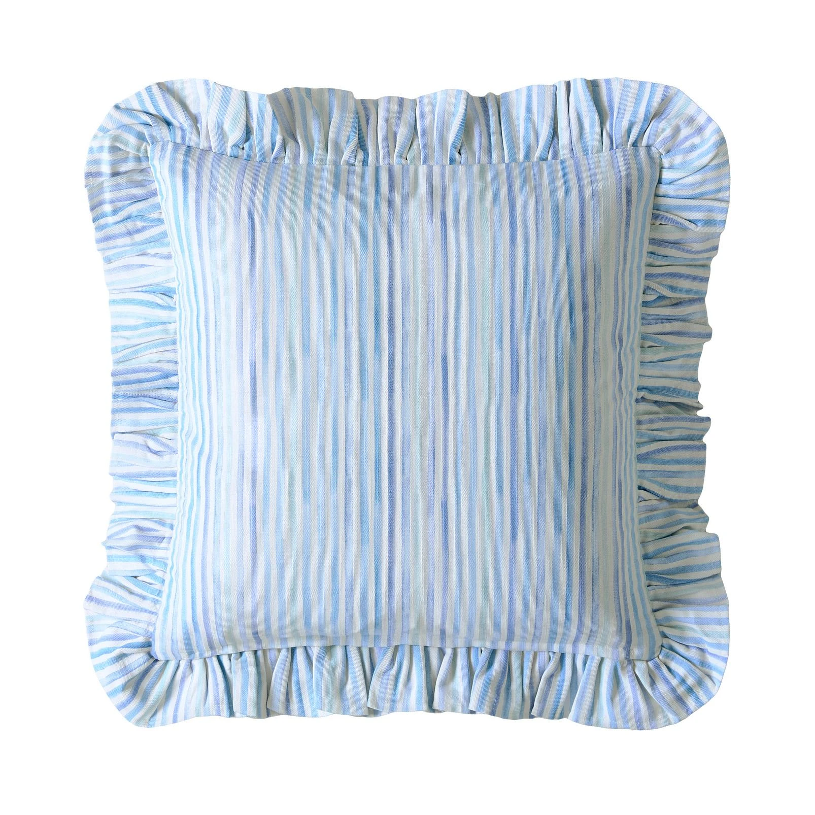 Bluebellgray Sunday Stripe Blue Cushion - BGSUNSTR0141_BACK_SUNDAY_STRIPE_BLUE_CUSHION_01.jpg