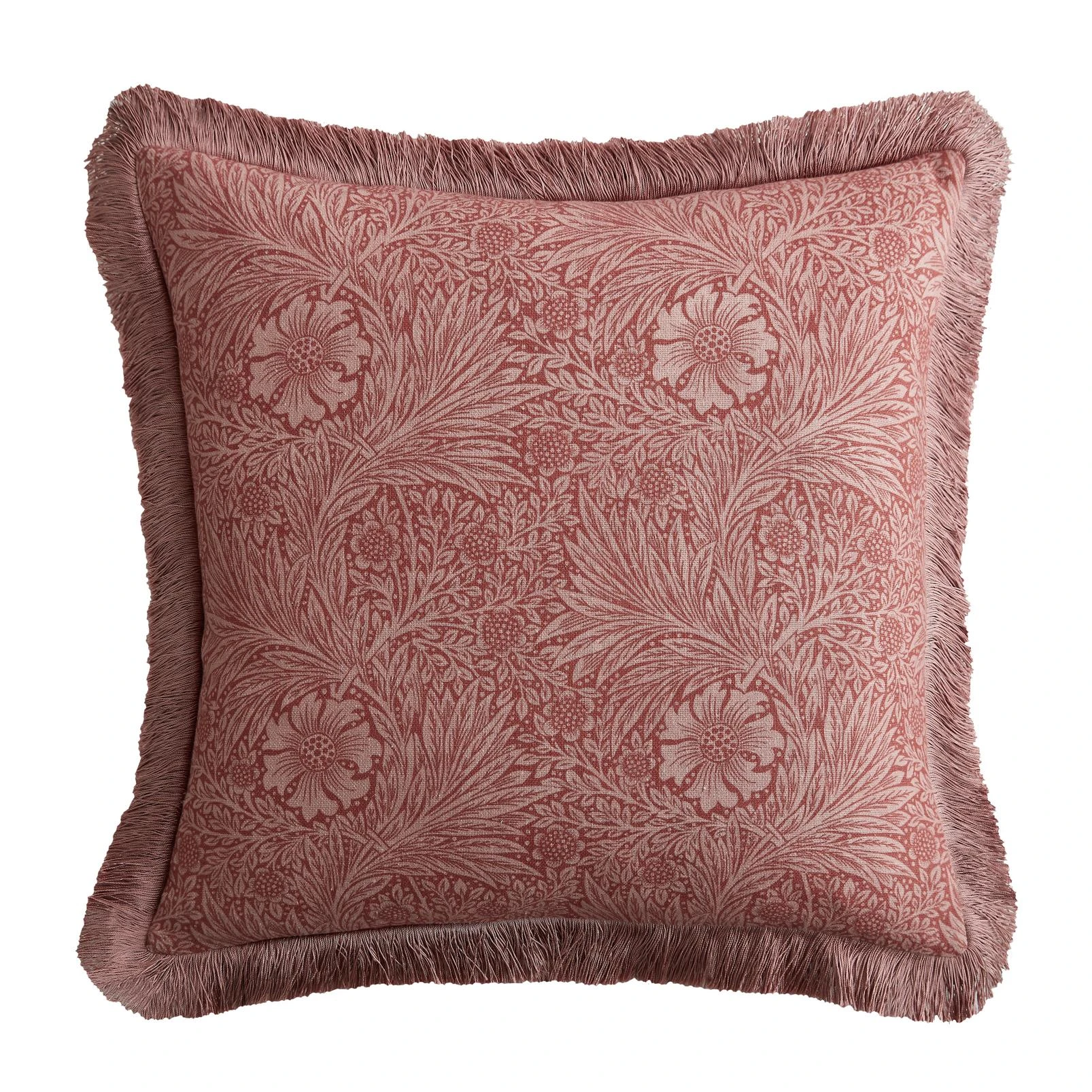 William Morris Marigold Brick Pink Cushion - WMMARI0341_MAINTILE_MARIGOLD_BRICK_PINK_CUSHION_01.jpg
