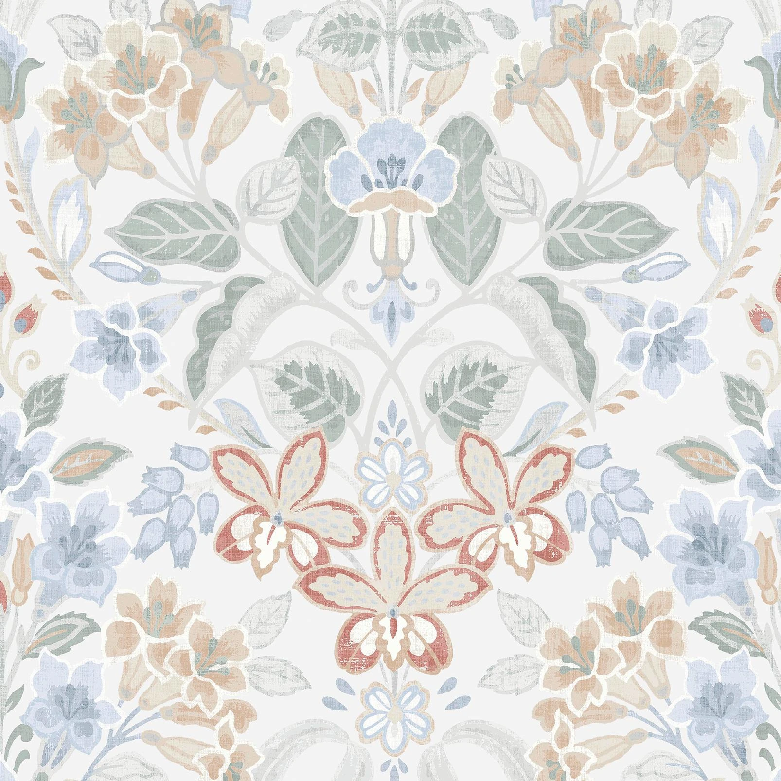 Laura Ashley Cassia Multi Wallpaper - 146961_TILE_CASSIA MULTI_01.jpg